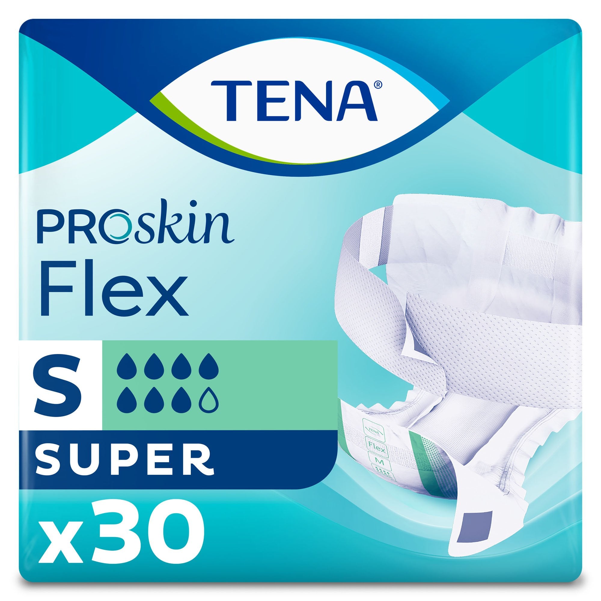 Essity HMS North America Inc - Unisex Adult Incontinence Belted Undergarment TENA® ProSkin™ Flex Super Size 8 Disposable Heavy Absorbency [3/CS]