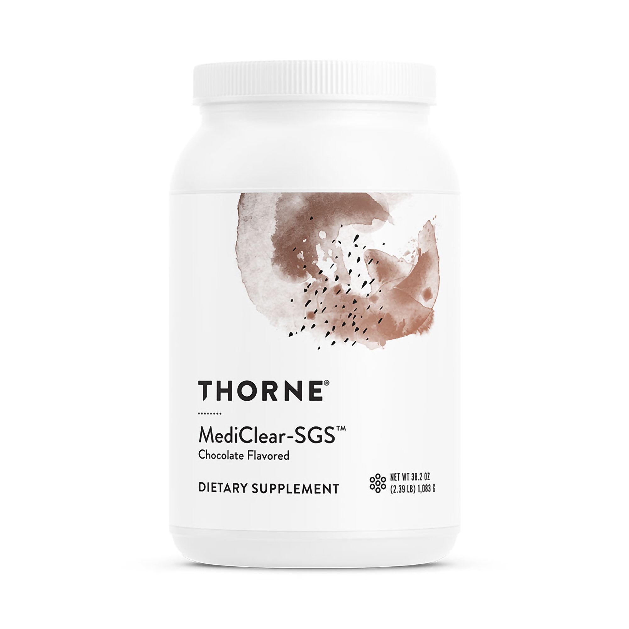 Thorne Research Inc - Dietary Supplement THORNE® MediClear-SGS - Chocolate Various Strengths Powder 37.9 oz. Chocolate Flavor [6/CS]