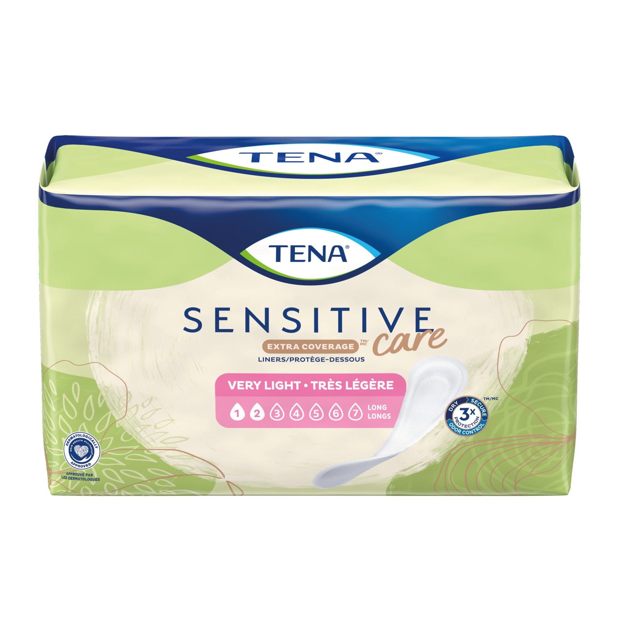 Essity HMS North America Inc - Bladder Control Pad TENA Sensitive Care™ Extra Coverage 9 Inch Length Light Absorbency Dry-Fast Core™ One Size Fits Most [200/CS]