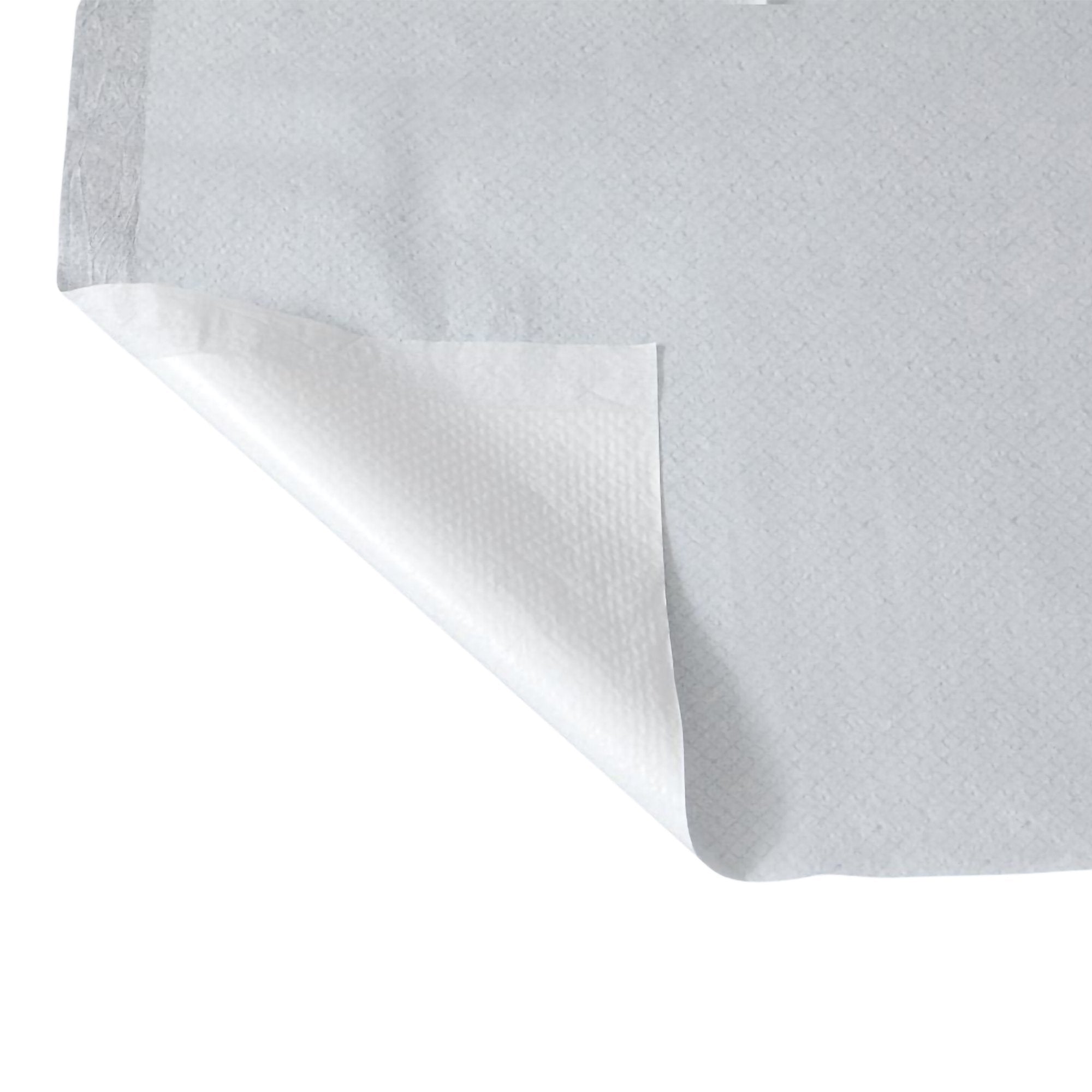 Tidi Products - Bed Sheet Tidi® Everyday Flat Sheet 60 X 96 Inch White Tissue / Poly Back Disposable [25/CS]