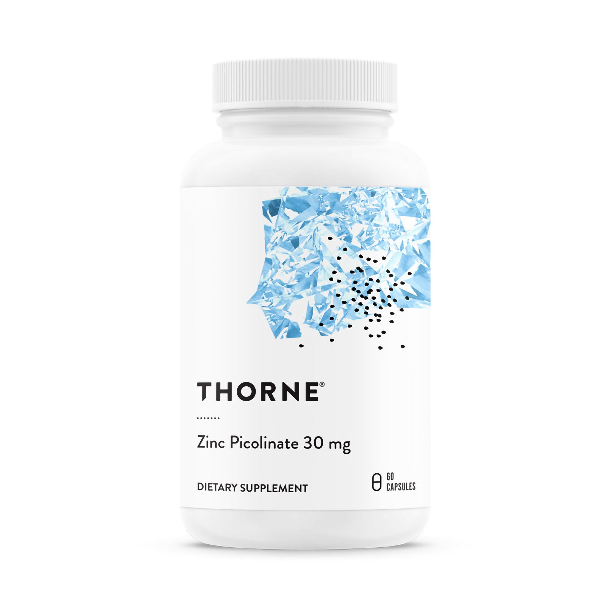 Thorne Research Inc - Dietary Supplement THORNE® Zinc Picolinate 30 mg Zinc (as Zinc Picolinate) 30 mg Strength Capsule 60 per Bottle [12/CS]