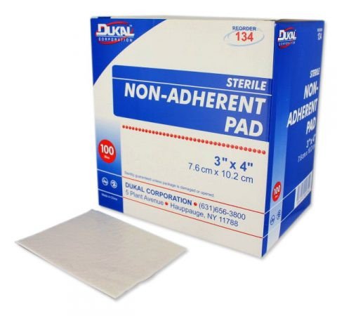 Dukal - Non-Adherent Dressing Dukal™ 3 X 4 Inch Sterile 1 per Pack [1200/CS]