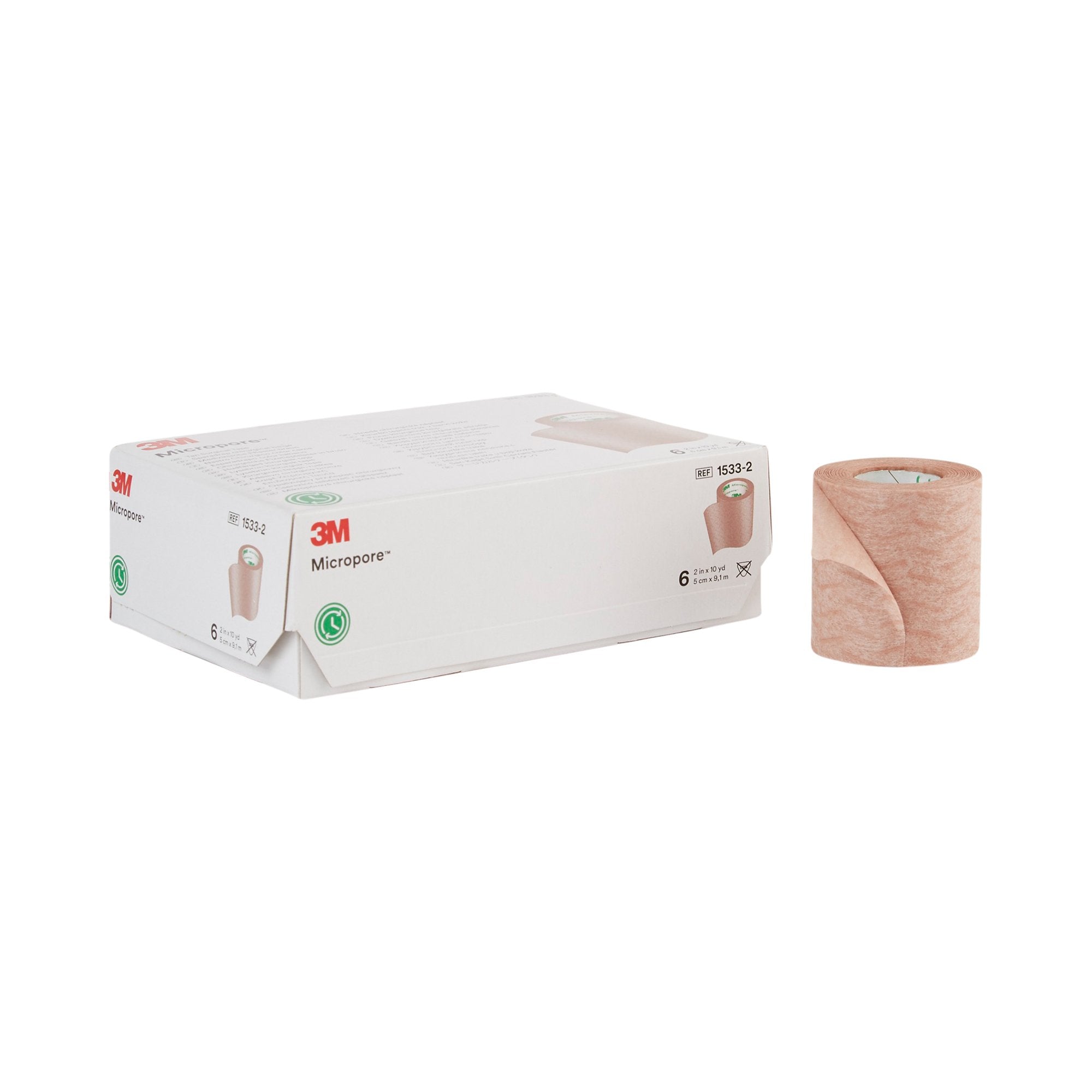 Solventum Corporation - Medical Tape 3M™ Micropore™ Tan 2 Inch X 10 Yard Paper NonSterile [60/CS]