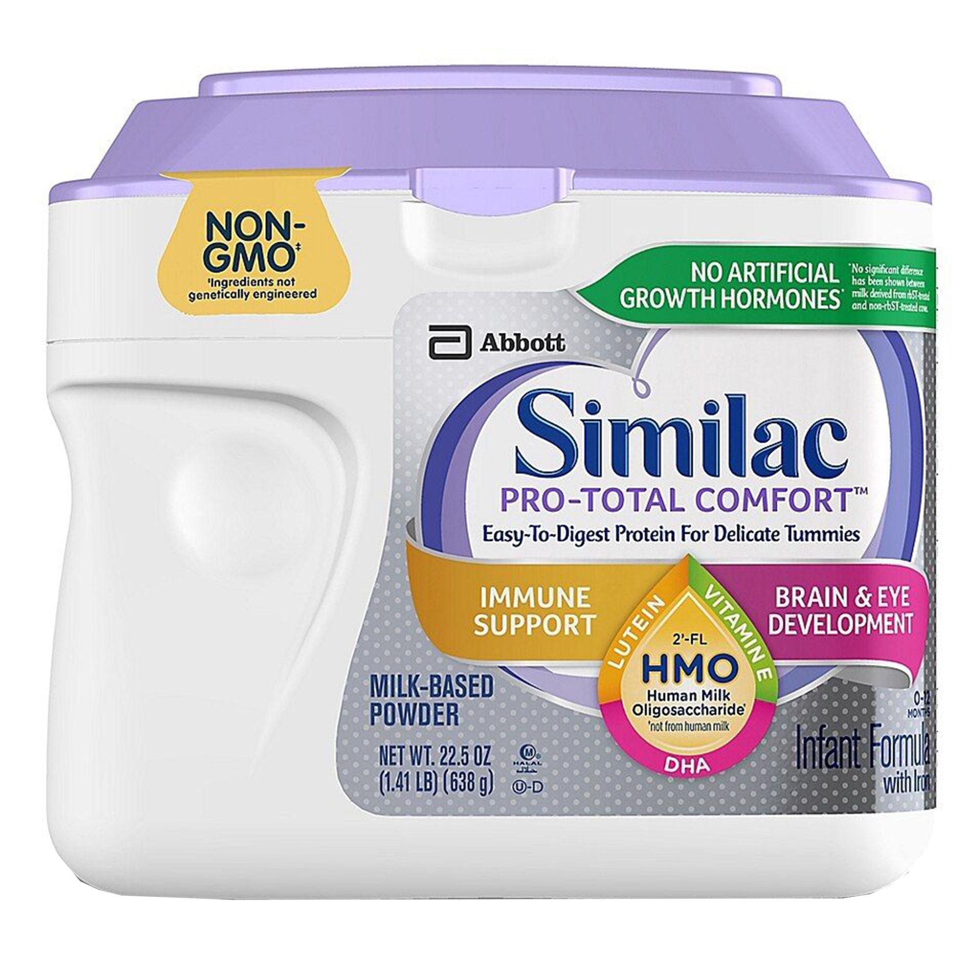 Abbott Nutrition - Infant Formula Similac Pro-Total Comfort™ Unflavored 20.1 oz. Canister Powder Iron Lactose Sensitivity [4/CS]