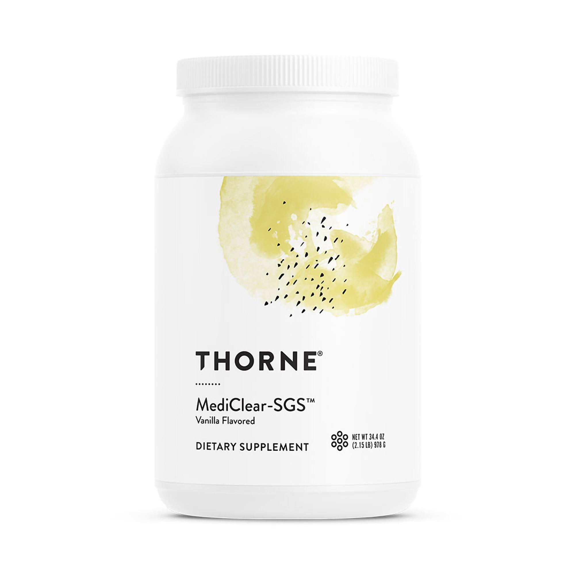 Thorne Research Inc - Dietary Supplement THORNE® MediClear-SGS - Vanilla Various Strengths Powder 34.4 oz. Vanilla Flavor [6/CS]