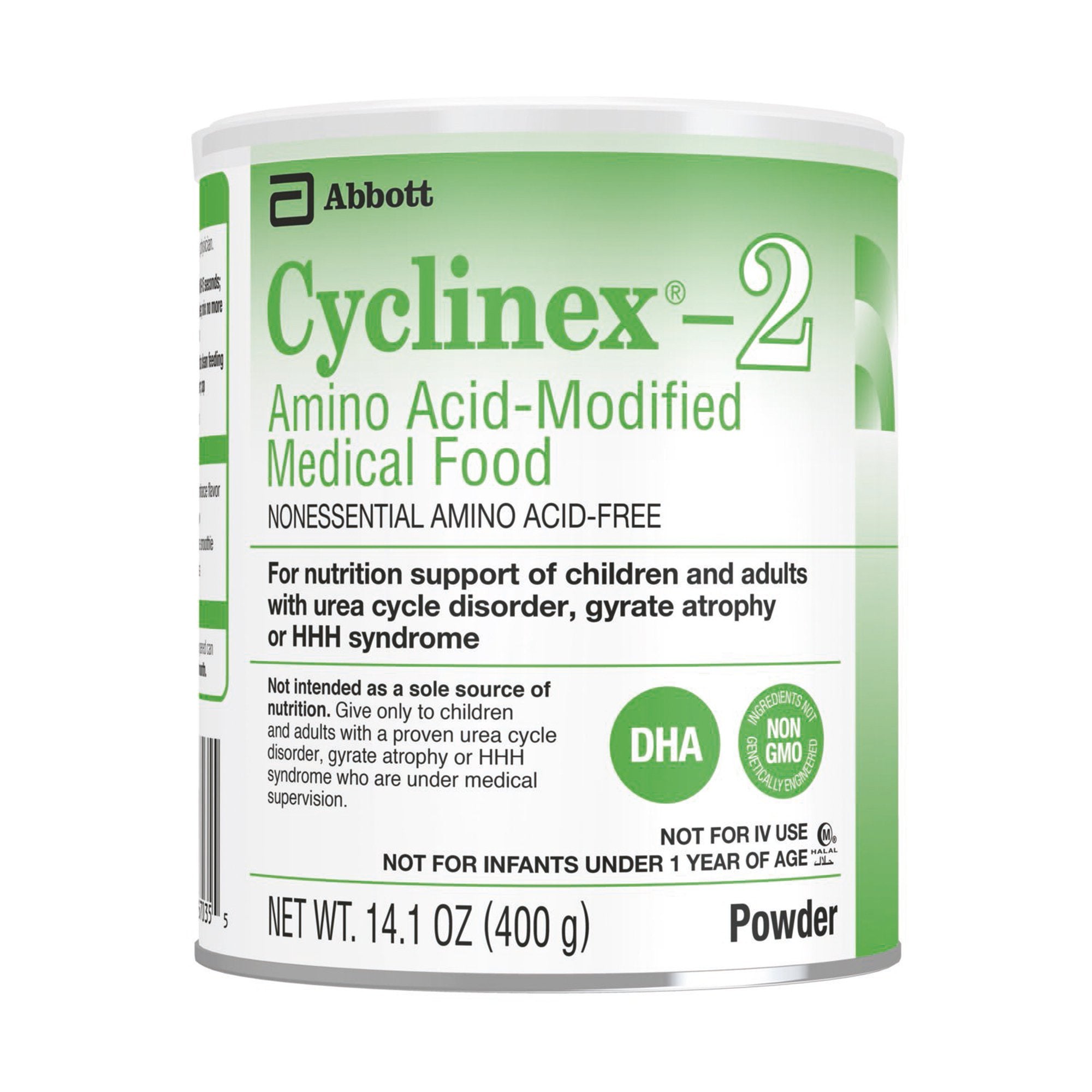 Abbott Nutrition - Oral Supplement Cyclinex®-2 Unflavored Powder 14.1 oz. Can [6/CS]