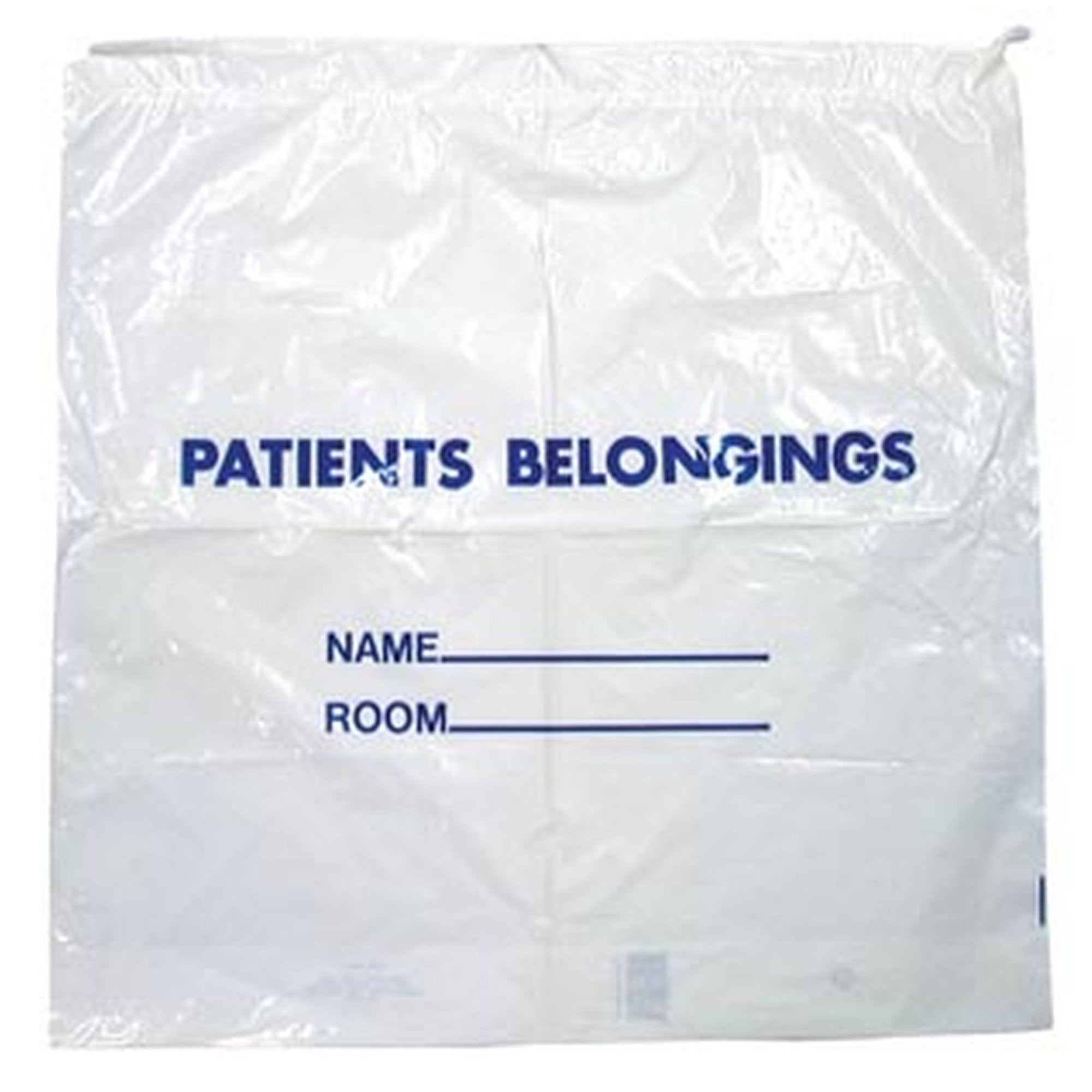 Donovan Industries - Patient Belongings Bag DawnMist 20 X 20 Inch Polyethylene Drawstring Closure Clear [250/CS]