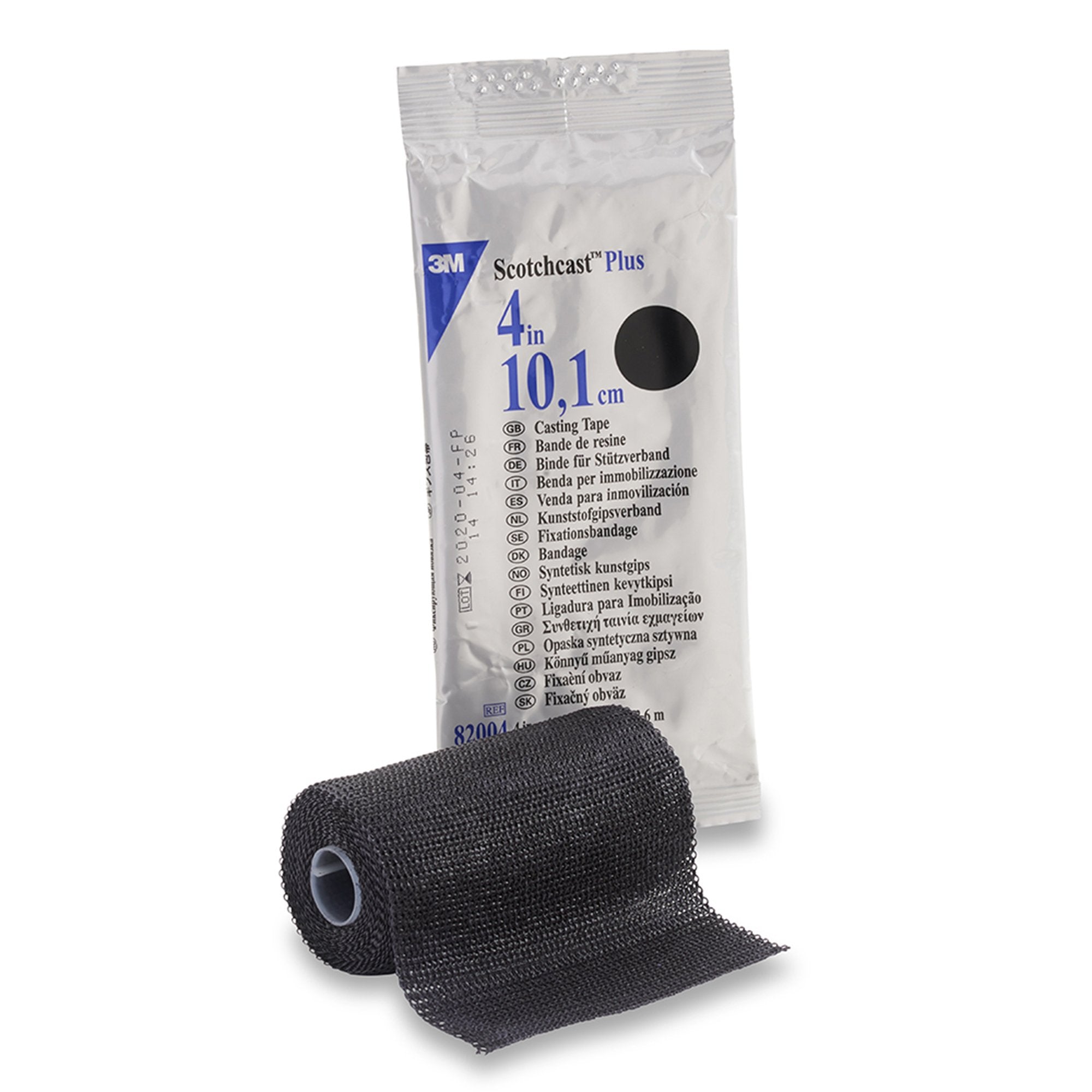 Solventum Corporation - Cast Tape 3M™ Scotchcast™ Plus 4 Inch X 12 Foot Fiberglass / Resin Black [10/CS]