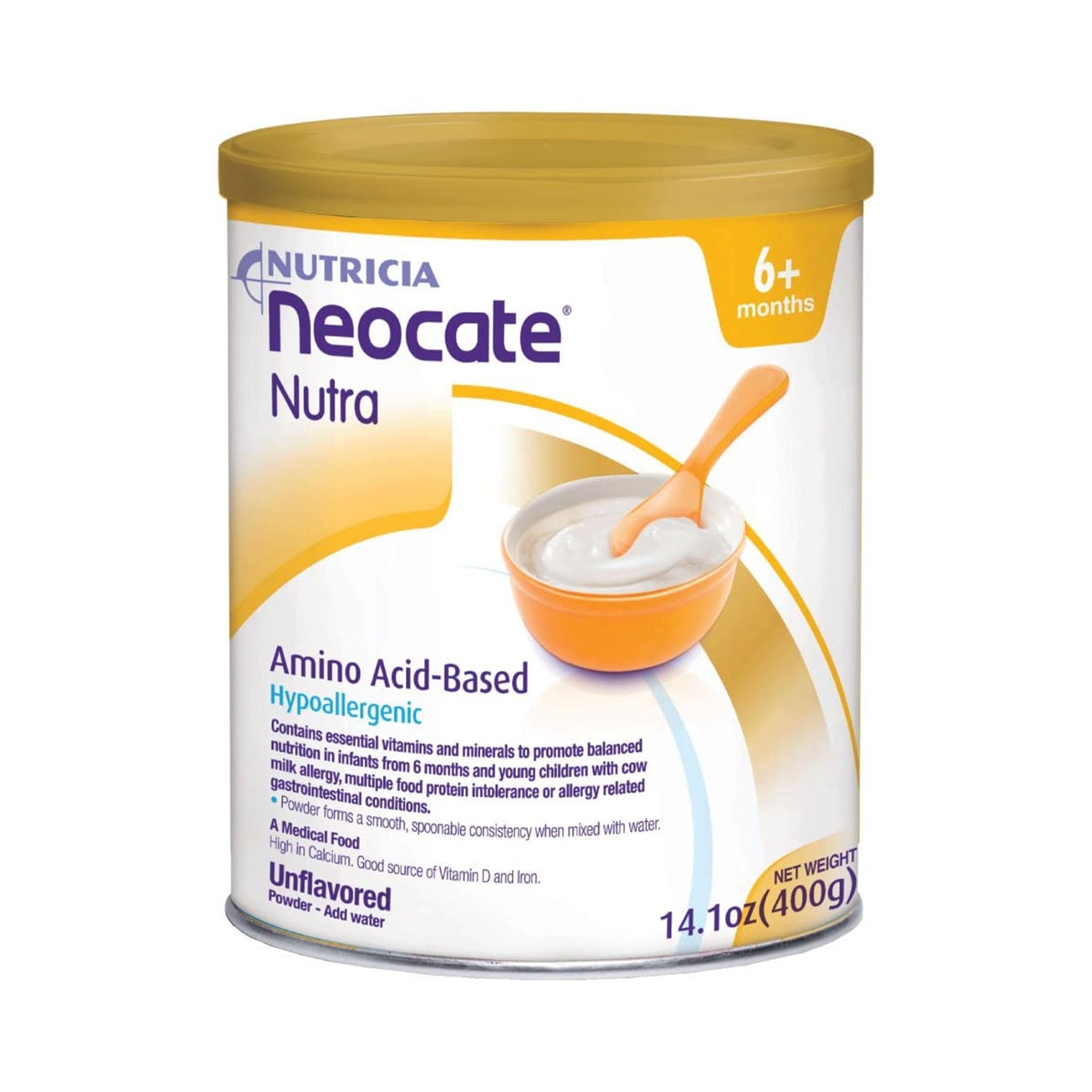 Nutricia North America - Infant Formula Neocate® Nutra Unflavored 14.1 oz. Can Powder Amino Acid Food Allergies [4/CS]