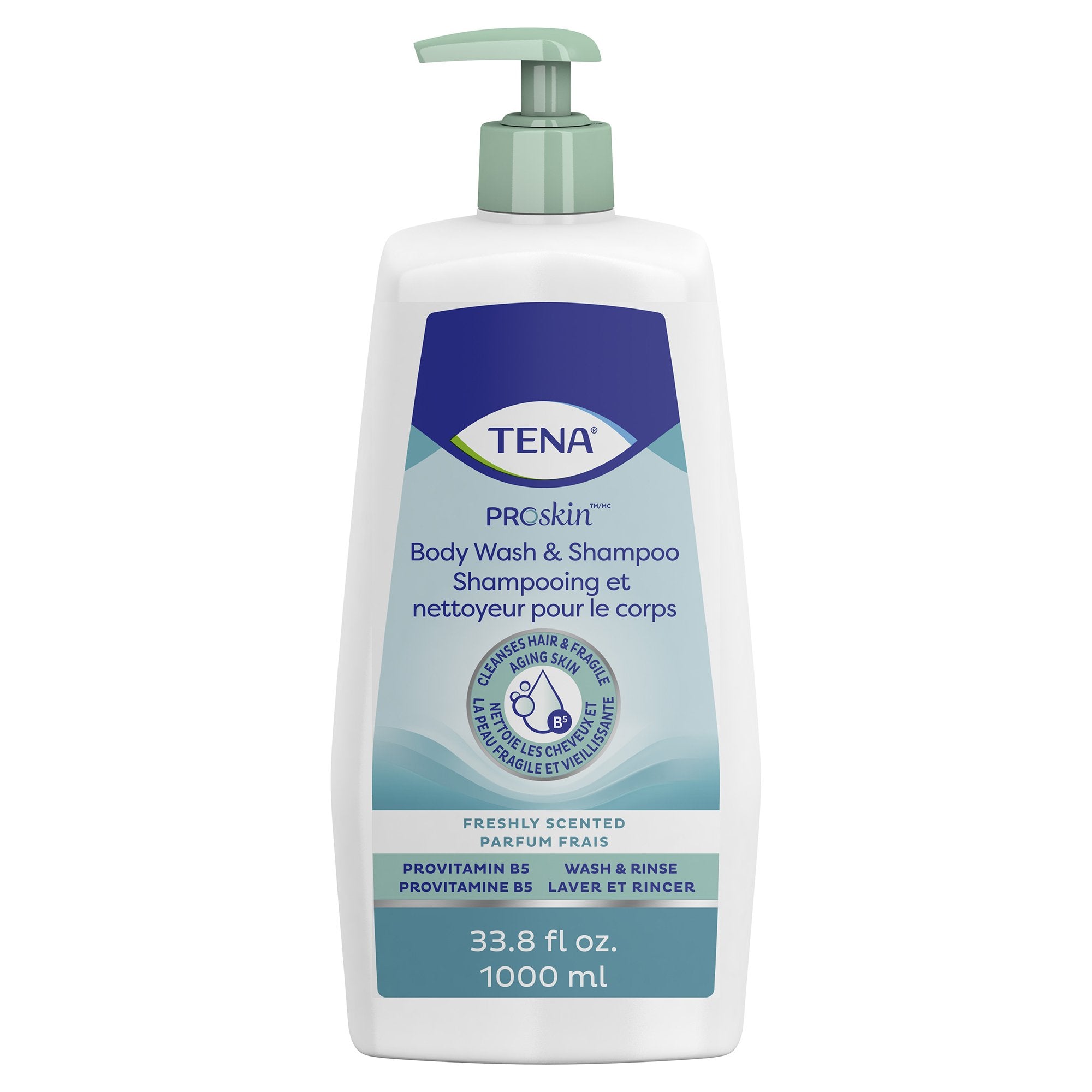 Essity HMS North America Inc - Shampoo and Body Wash TENA® ProSkin™ 33.8 oz. Pump Bottle Unscented [8/CS]