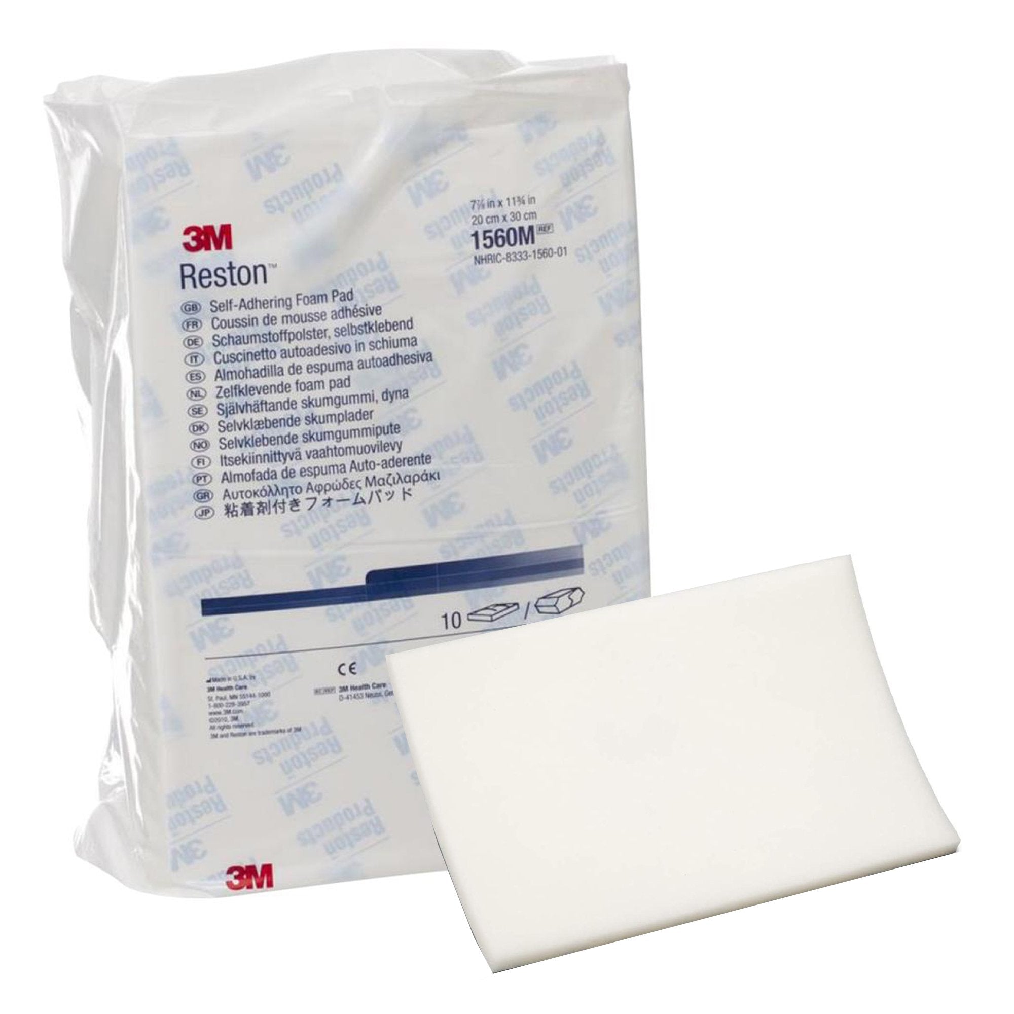 Solventum Corporation - Orthopedic Padding Adhesive 3M™ Reston™ 7.875 X 11.75 Inch Foam NonSterile [50/CS]