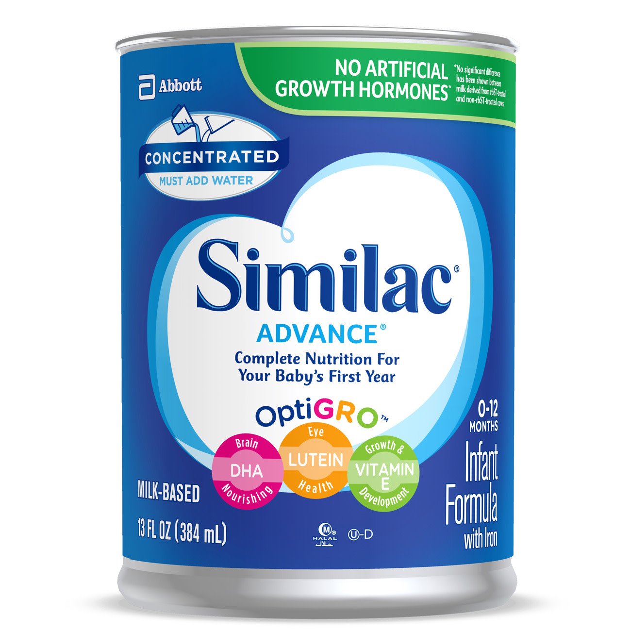 Abbott Nutrition - Infant Formula Similac® Advance® Unflavored 13 oz. Can Concentrate Iron [12/CS]