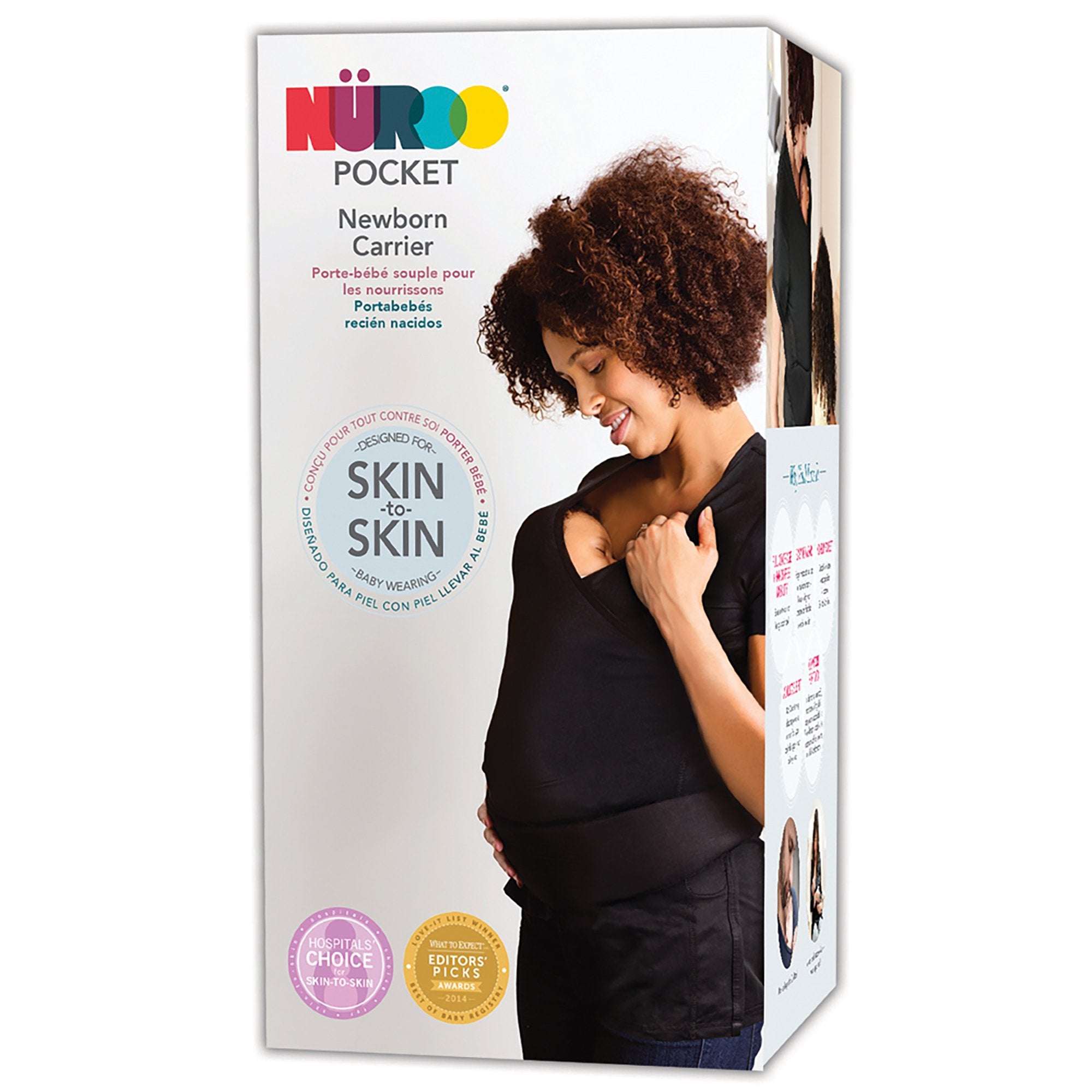 Brownmed - Baby Carrier Shirt NuRoo® Pocket 2X-Large Black Short Sleeve Female [3/CS]