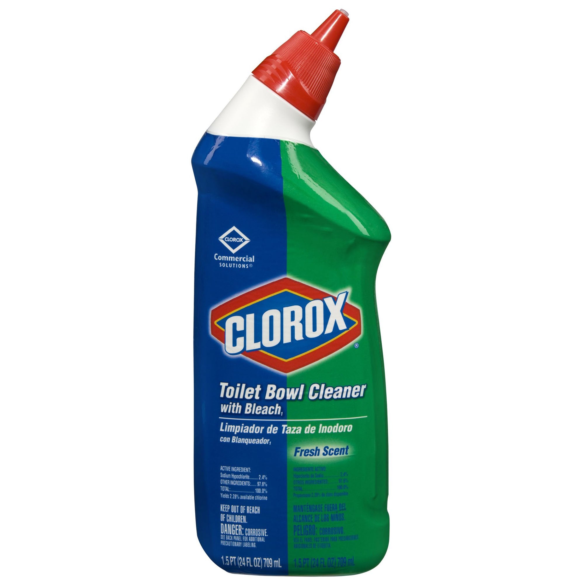 The Clorox Company - Clorox Commercial Solutions® Clorox® Toilet Bowl Cleaner Manual Squeeze Gel 24 oz. Bottle Fresh Scent NonSterile [12/CS]