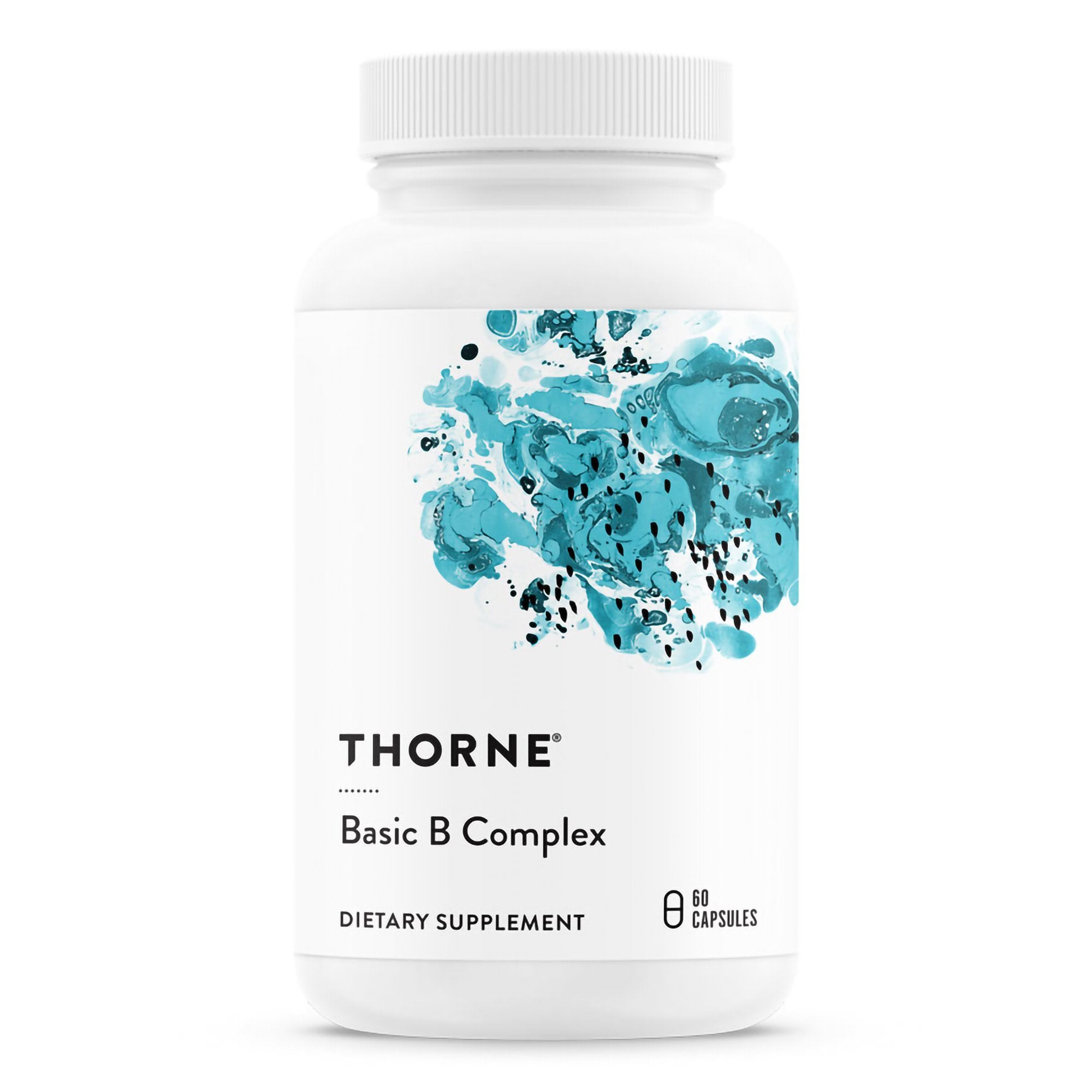 Thorne Research Inc - Dietary Supplement THORNE® Basic B Complex Multiple Vitamins Various Strengths Capsule 60 per Bottle [12/CS]