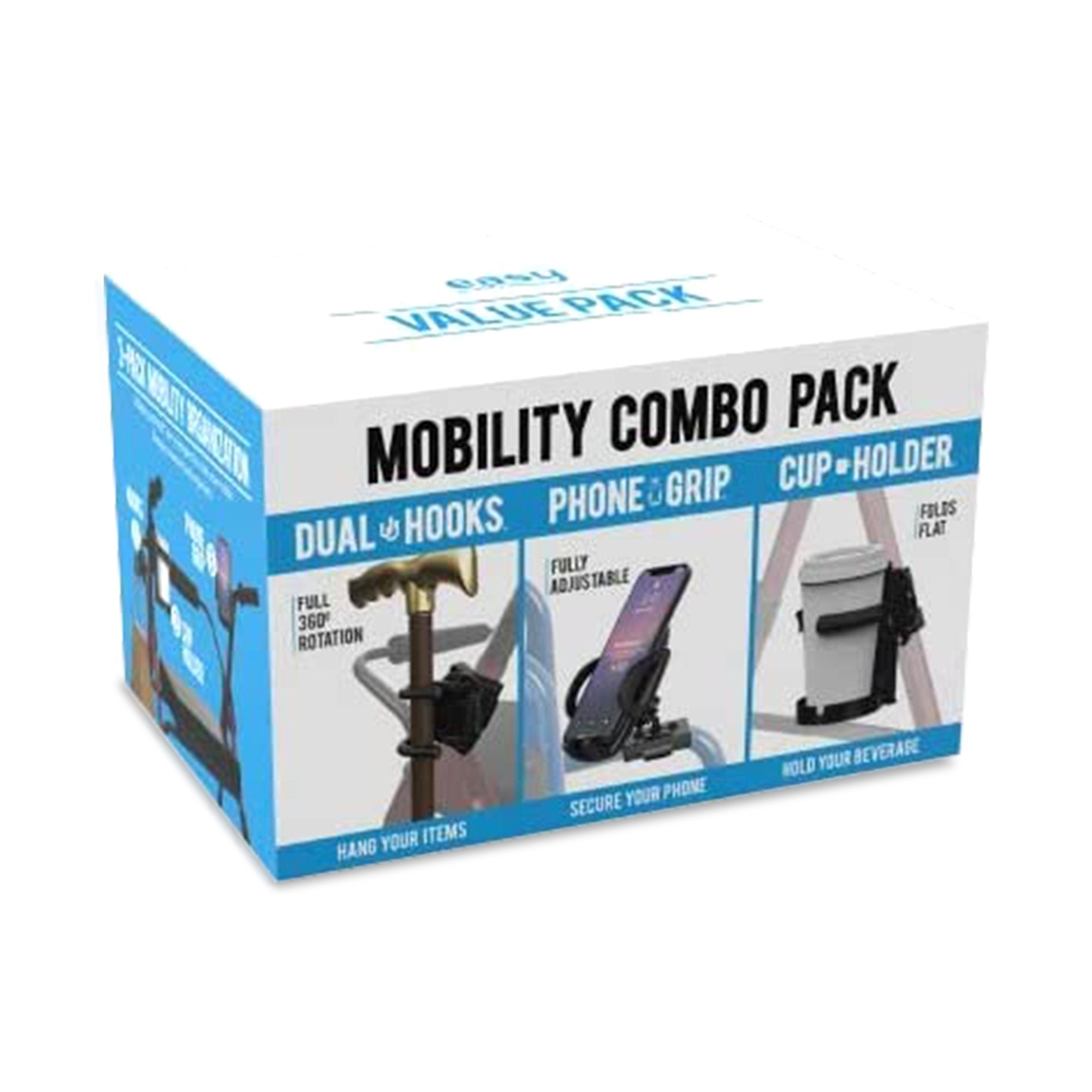 Easy To Use Products LLC - Easy Mobility Walker / Wheelchair Mobility Combo Pack [16/CS]