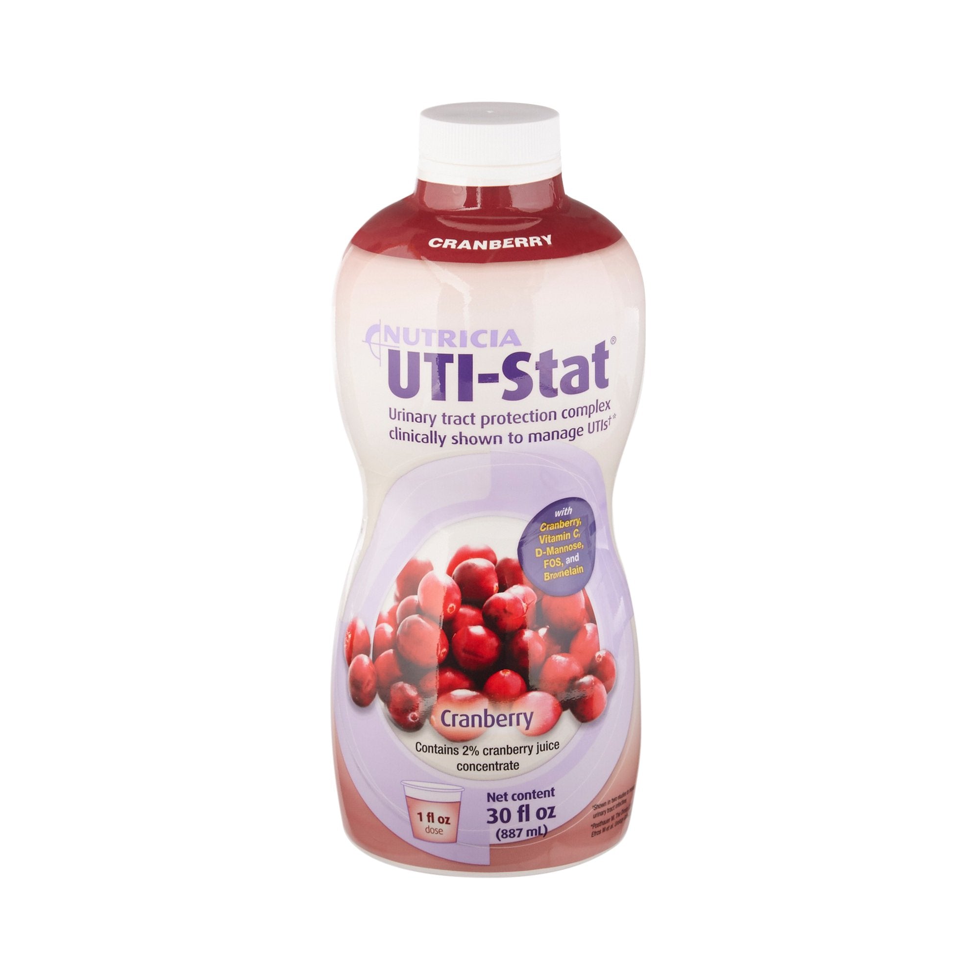 Nutricia North America - Oral Supplement UTI-Stat® Cranberry Flavor Liquid 30 oz. Bottle [4/CS]