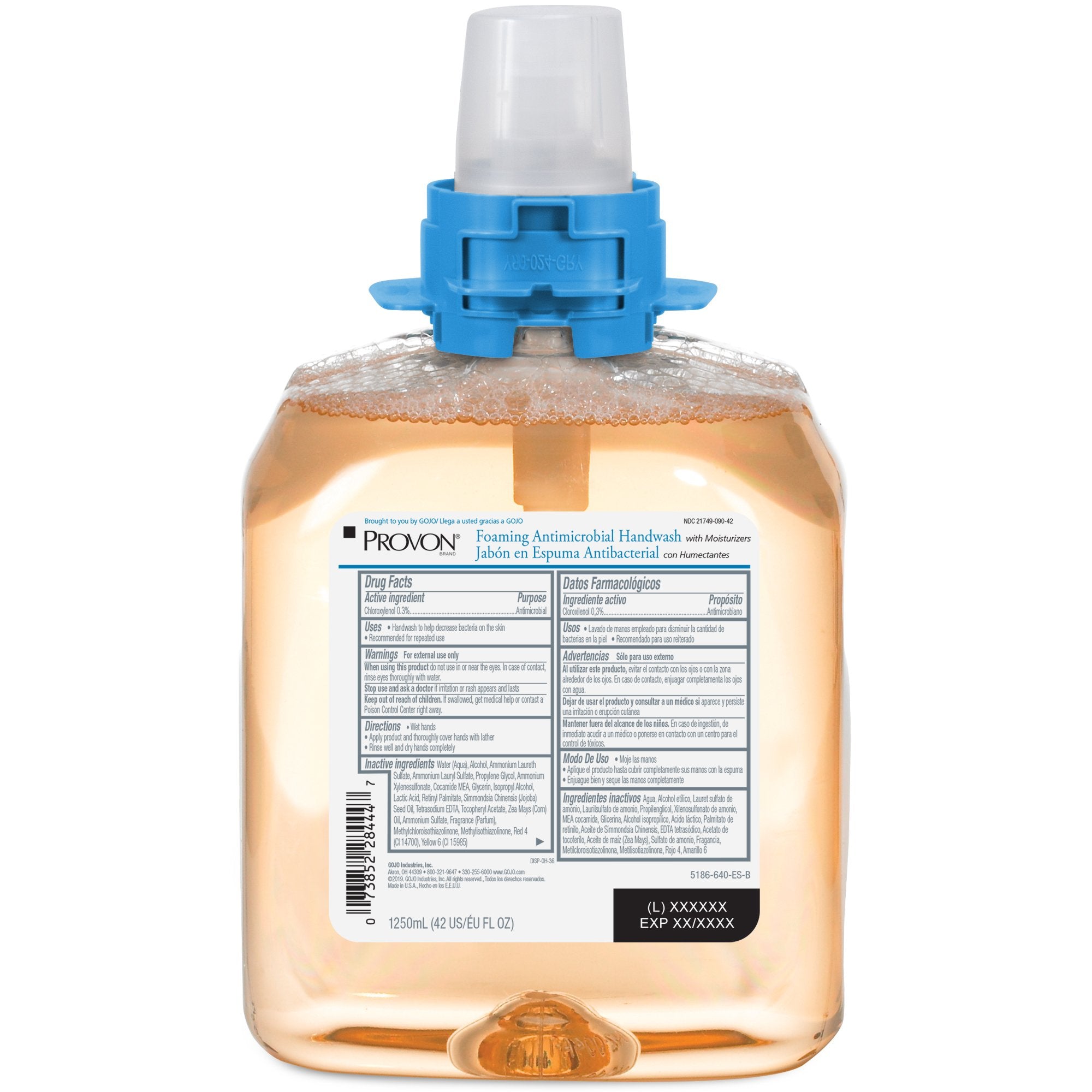 GOJO - Antimicrobial Soap PROVON® Foaming 1,250 mL Dispenser Refill Bottle Fruit Scent [4/CS]