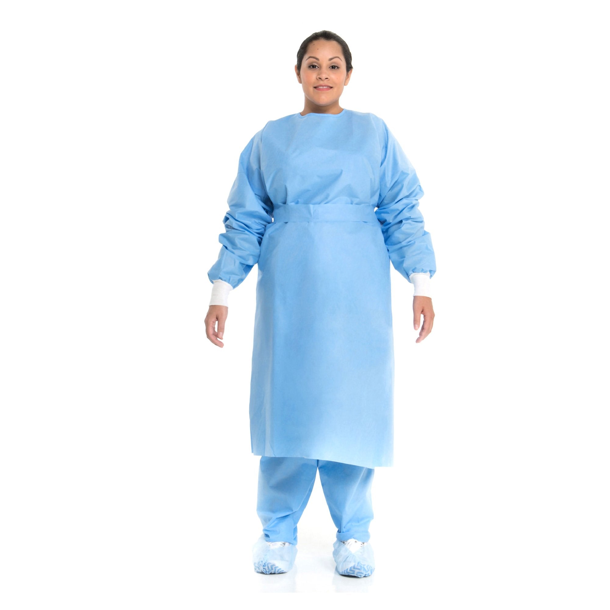 O&M Halyard Inc - Protective Procedure Gown Halyard X-Large Blue NonSterile Not Rated Disposable [60/CS]