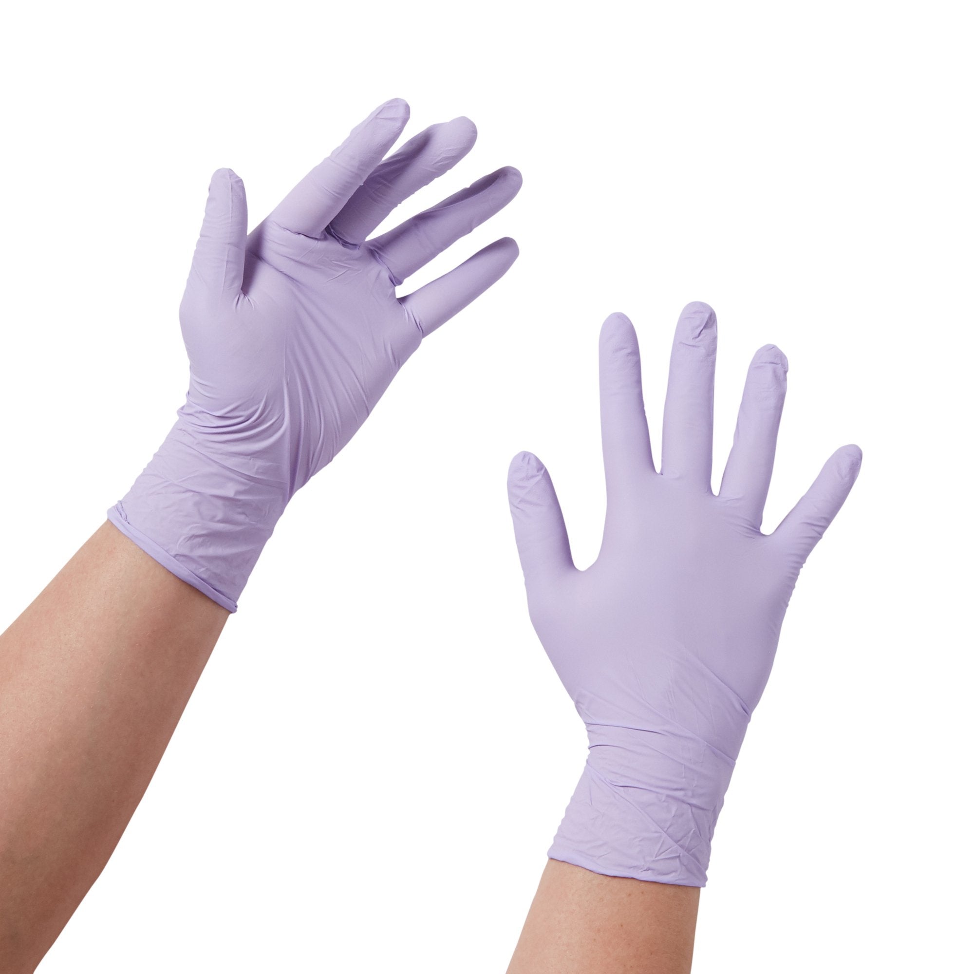 O&M Halyard Inc - Exam Glove Halyard™ Lavender™ Medium NonSterile Nitrile Standard Cuff Length Textured Fingertips Lavender Not Rated [2500/CS]