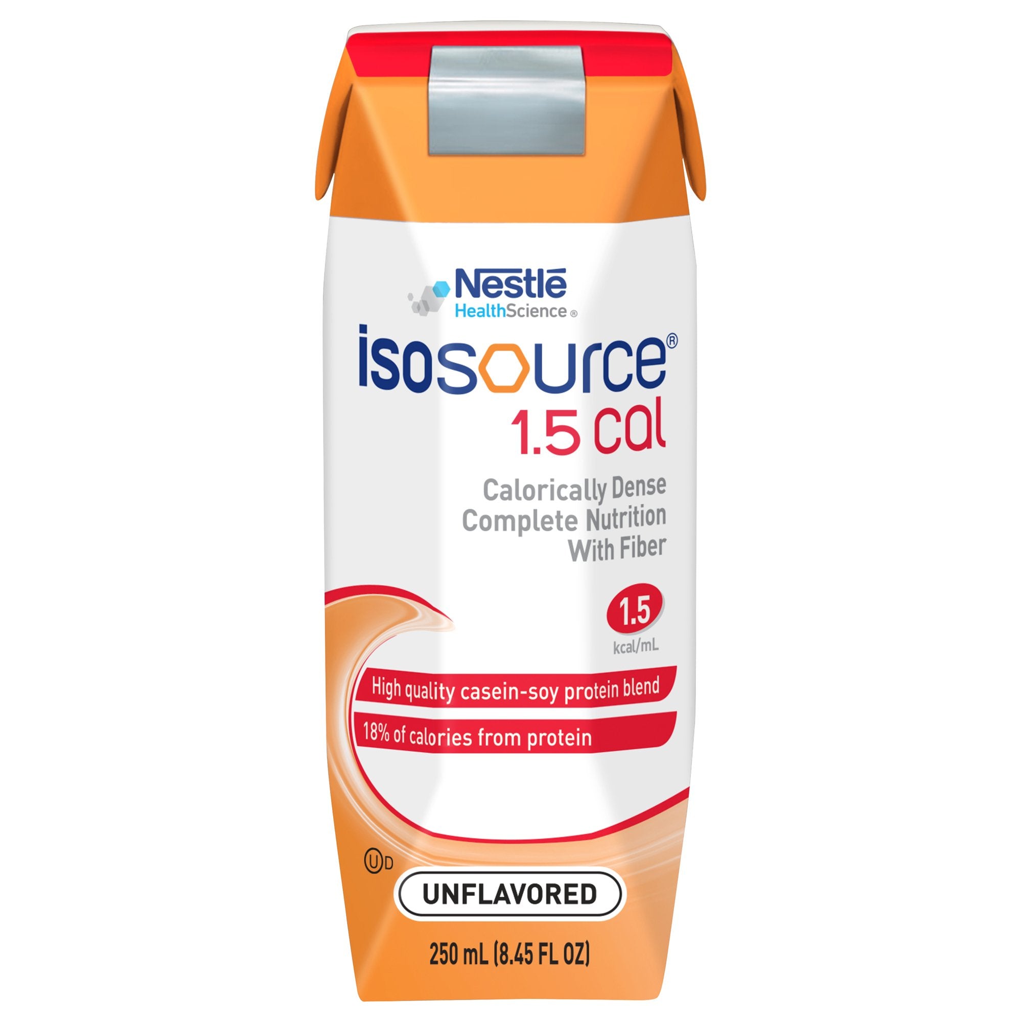 Nestle Healthcare Nutrition - Tube Feeding Formula Isosource® 1.5 Cal Unflavored Liquid 250 mL Carton [24/CS]