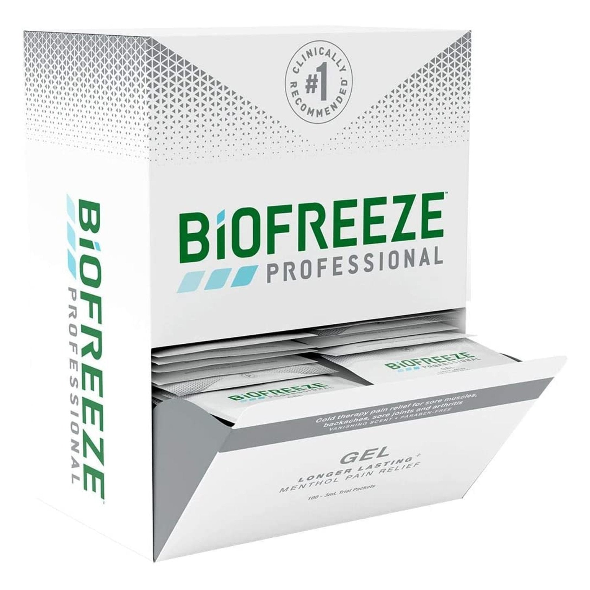 Boxout LLC - Topical Pain Relief Biofreeze® 3.5% Strength Menthol Topical Gel 100 per Box [1000/CS]