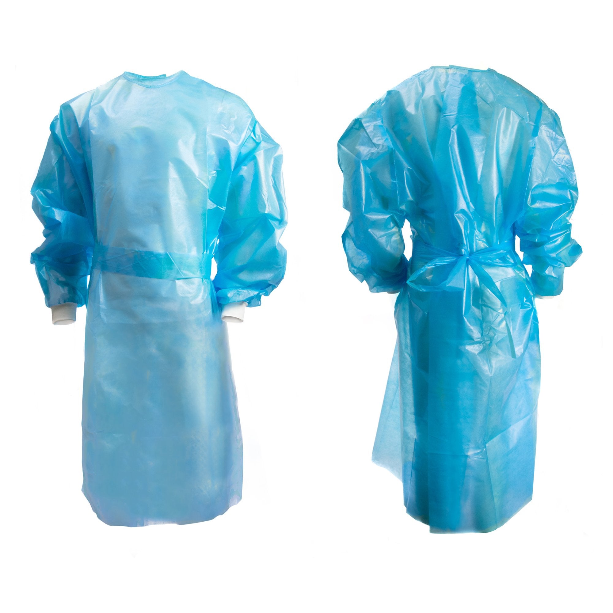 McKesson Brand - Chemotherapy Procedure Gown McKesson 2X-Large Blue NonSterile AAMI Level 2 / ASTM D6978 Disposable [30/CS]