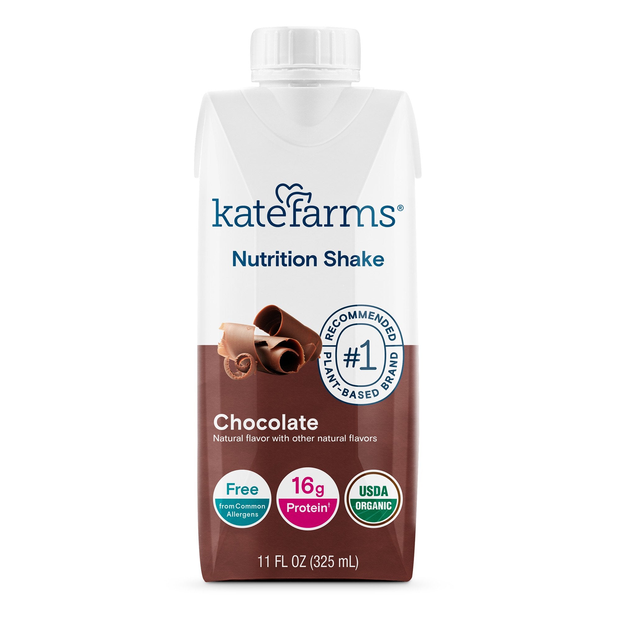 Kate Farms - Oral Supplement Kate Farms Nutrition Shake Chocolate Flavor Liquid 11 oz. Carton [12/CS]