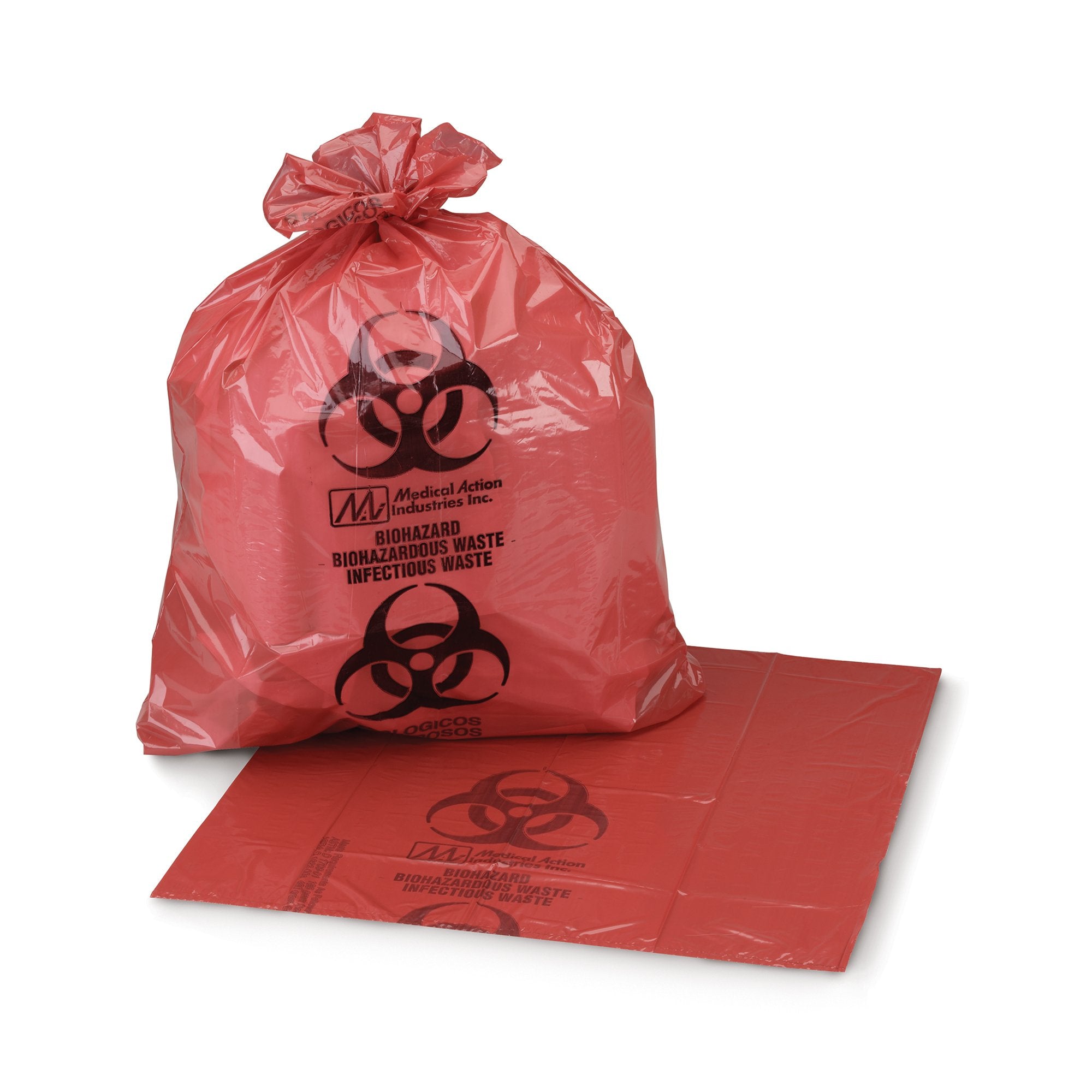 McKesson Brand - Infectious Waste Bag McKesson 1 to 6 gal. Red Bag 11 X 14 Inch [500/CS] (196264_CS)