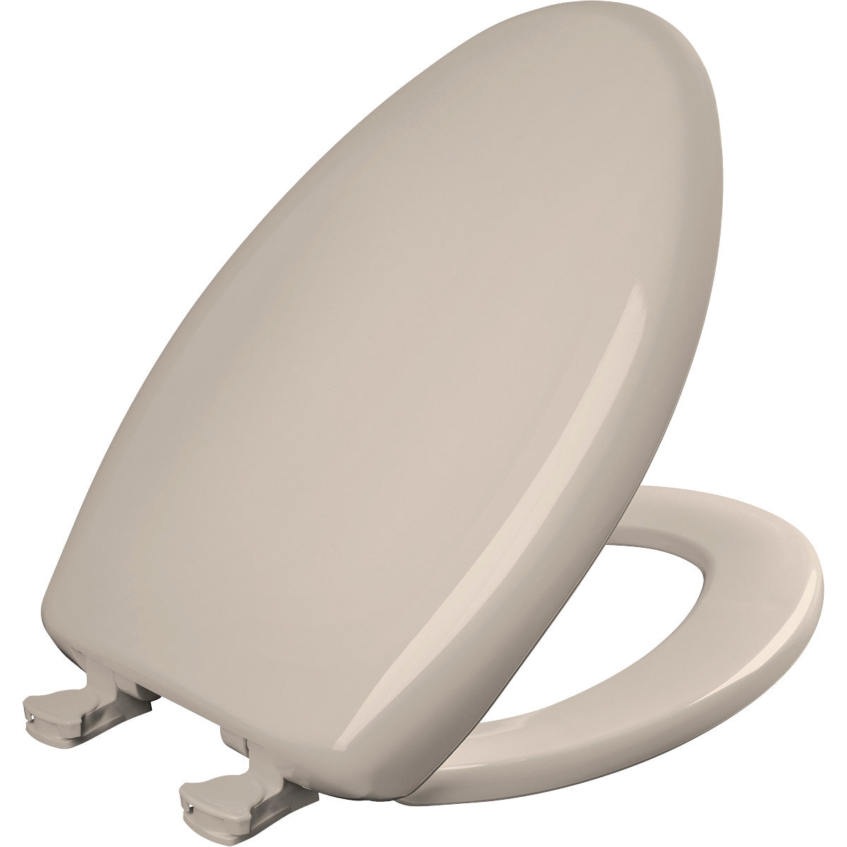 Bemis Elongated Plastic Toilet Seat in Blush with STA-TITE® Seat Fastening System, Easy•Clean® and  Whisper•Close® Hinge