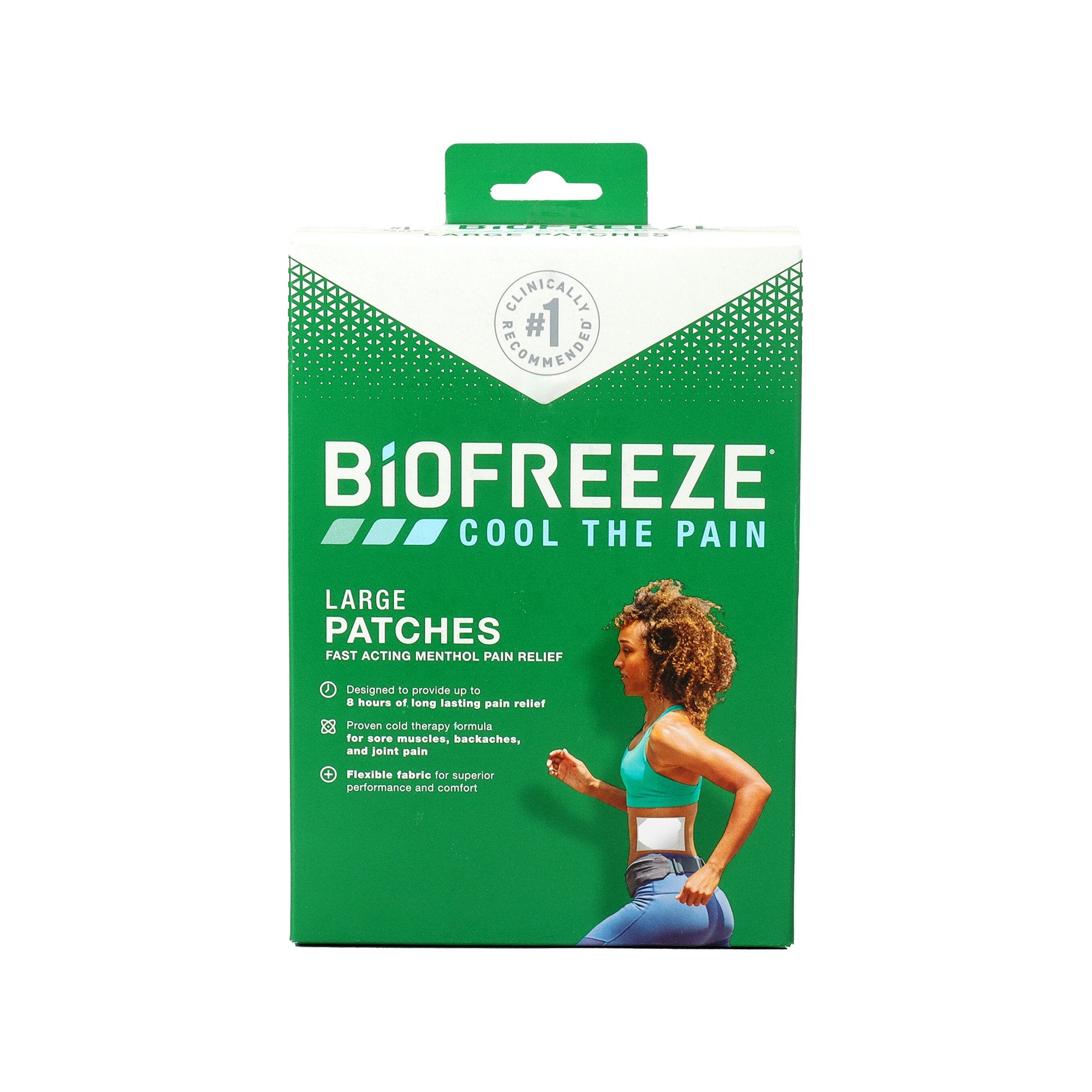 Boxout LLC - Topical Pain Relief Biofreeze® 5% Strength Menthol Patch 5 per Box [24/CS]