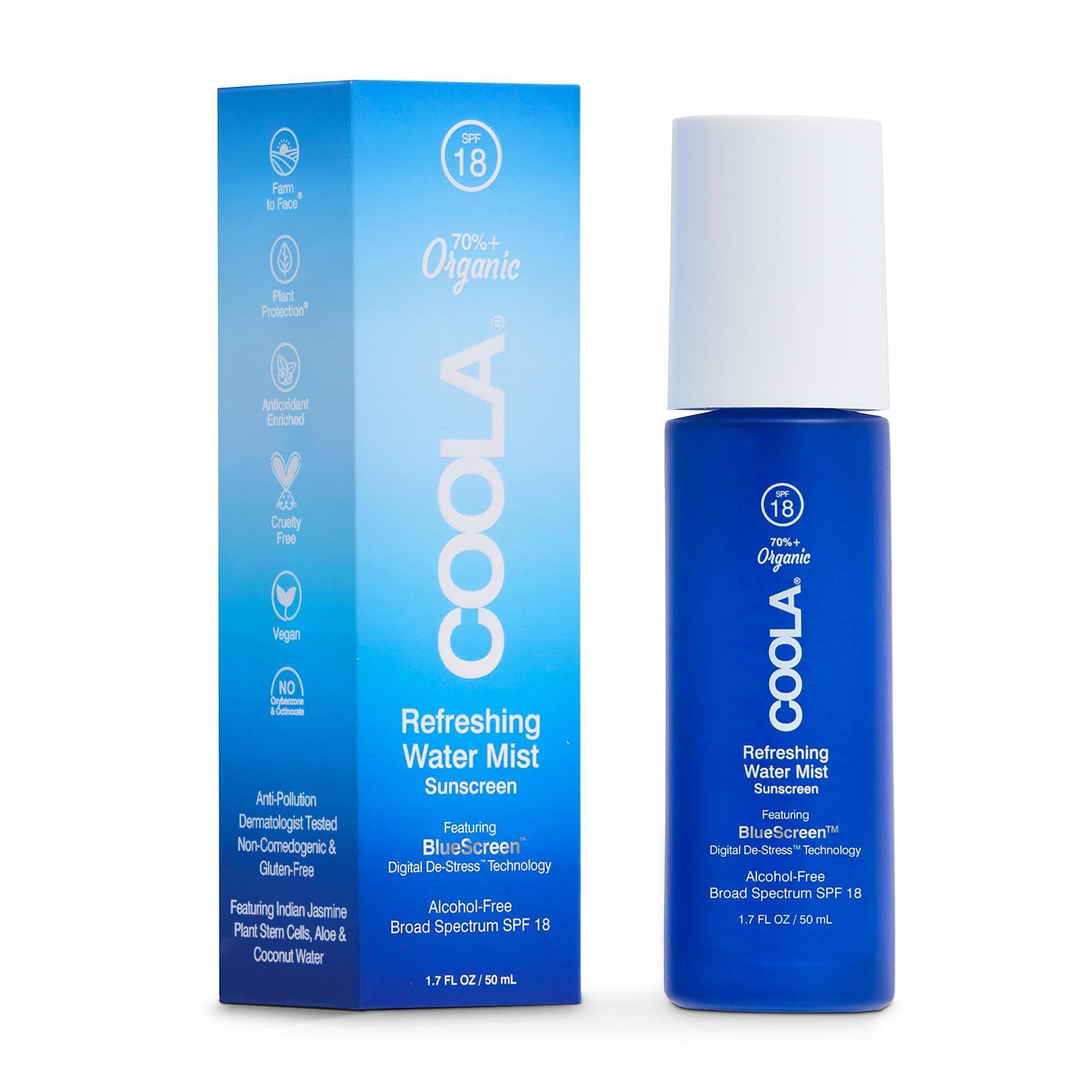 COOLA LLC - Sunscreen COOLA® Refreshing Water Mist SPF 18 Liquid 1.7 oz. Bottle [24/CS]