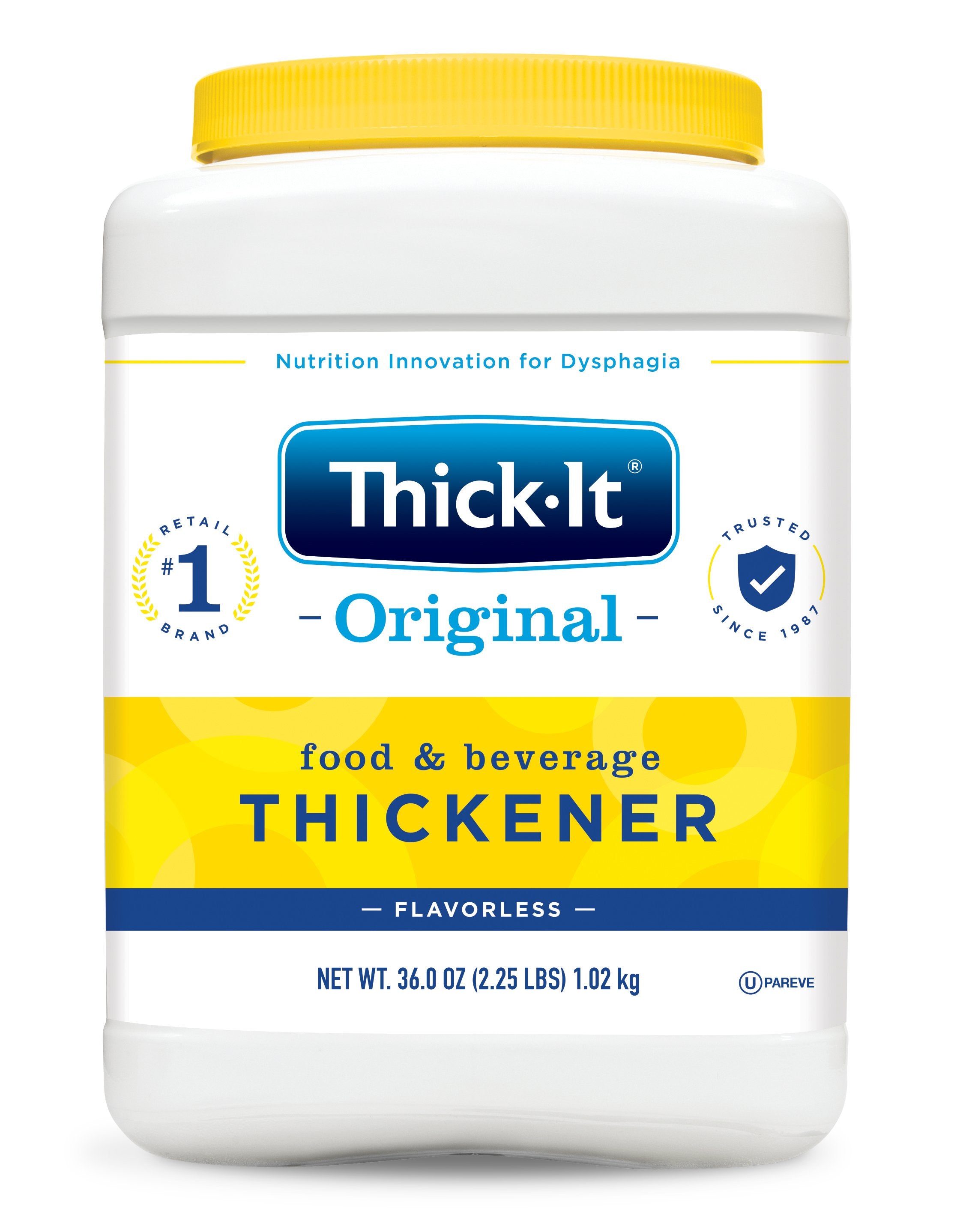 Kent Precision Foods - Food and Beverage Thickener Thick-It® Original 36 oz. Canister Unflavored Powder IDDSI Level 0 Thin [6/CS]