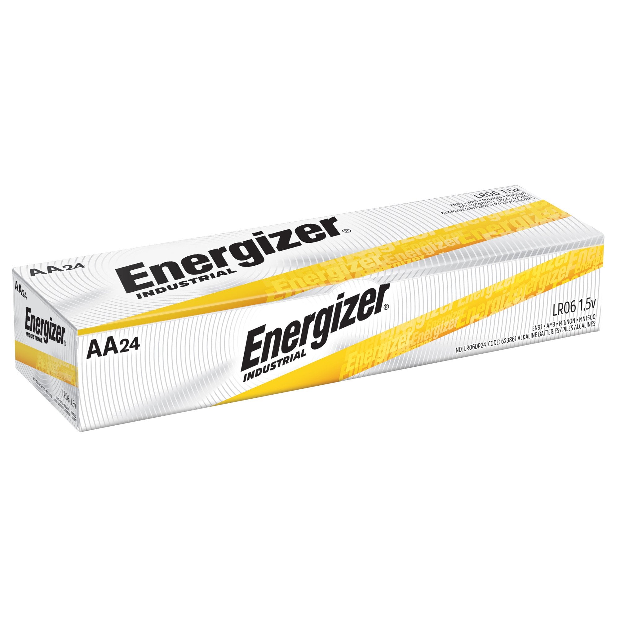 Energizer LLC - Alkaline Battery Energizer® AA Cell 1.5V Disposable 4 Pack [144/CS]