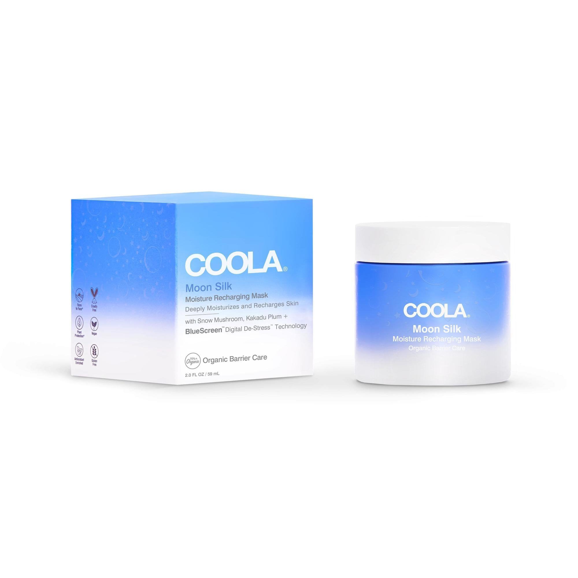 COOLA LLC - Facial Moisturizer Moon Silk Moisture Recharging Mask 2 oz. Jar Scented Cream [24/CS]