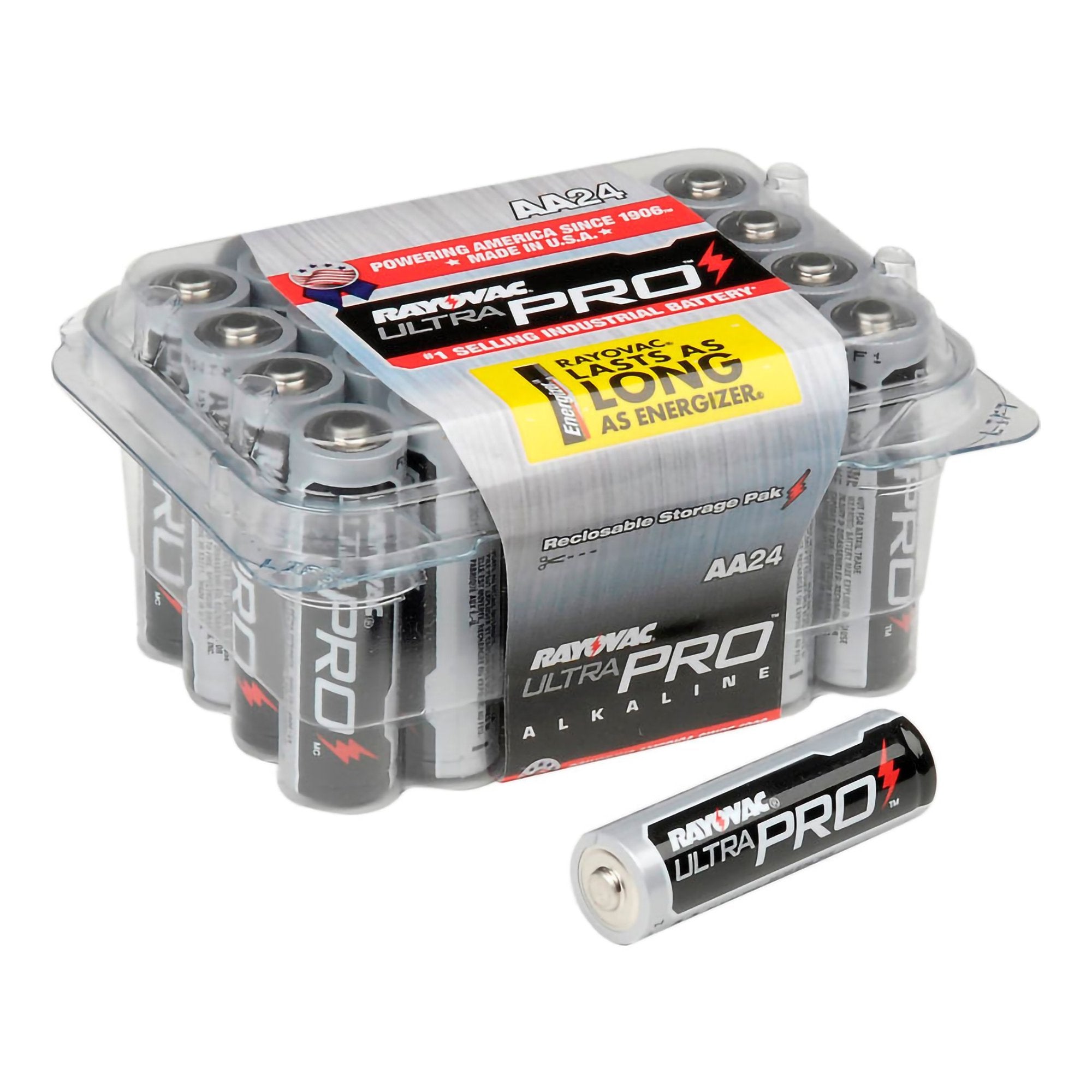 Energizer LLC - Alkaline Battery Rayovac® Ultra Pro™ AA Cell 1.5V Disposable 24 Pack [288/CS]