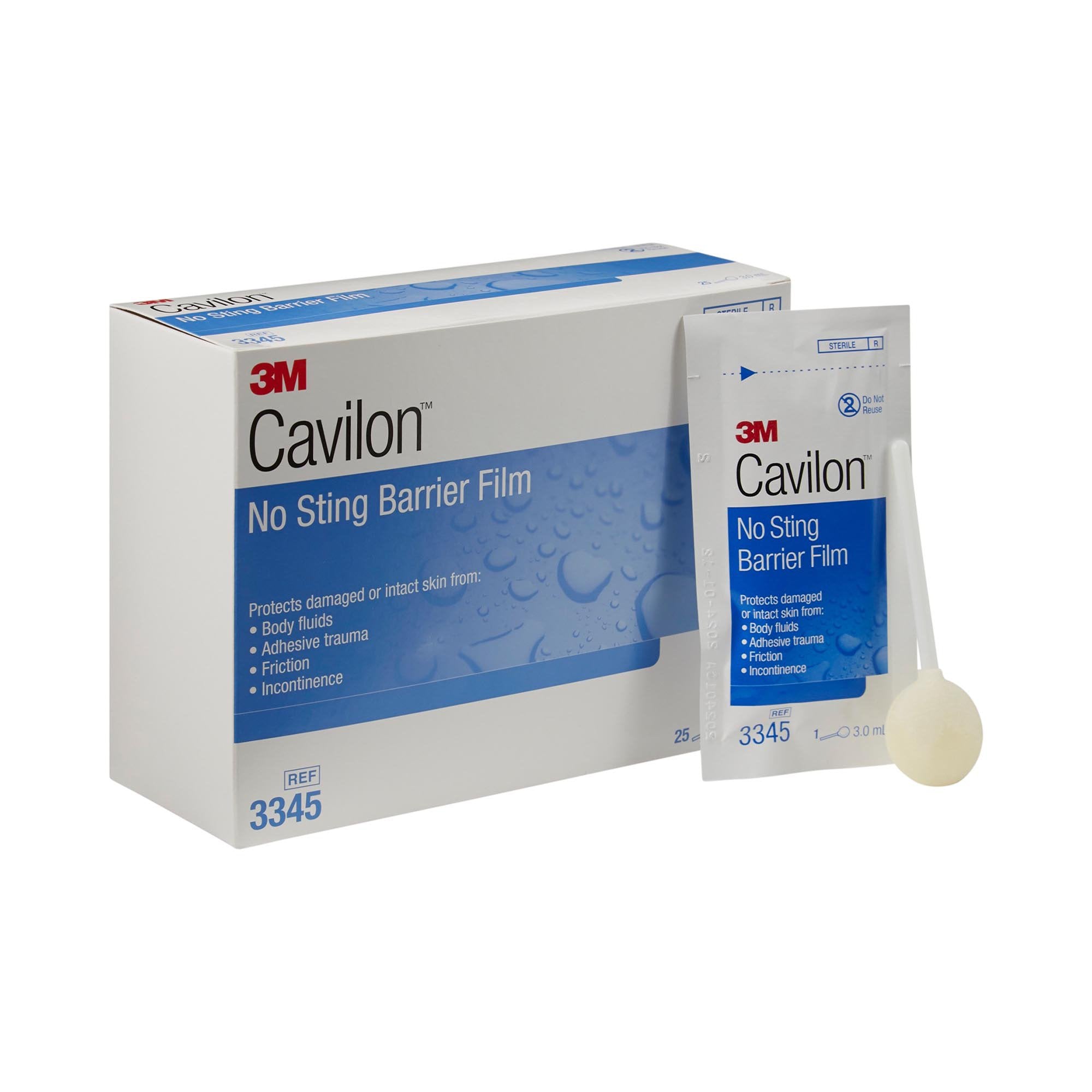 Solventum Corporation - Skin Barrier Applicator 3M™ Cavilon™ No Sting 26 to 62% Strength Hexamethyldisiloxane / Isooctane / Acrylate Terpolymer / Polyphenylmethylsiloxane Individual Packet Sterile [100/CS] (292019_CS)