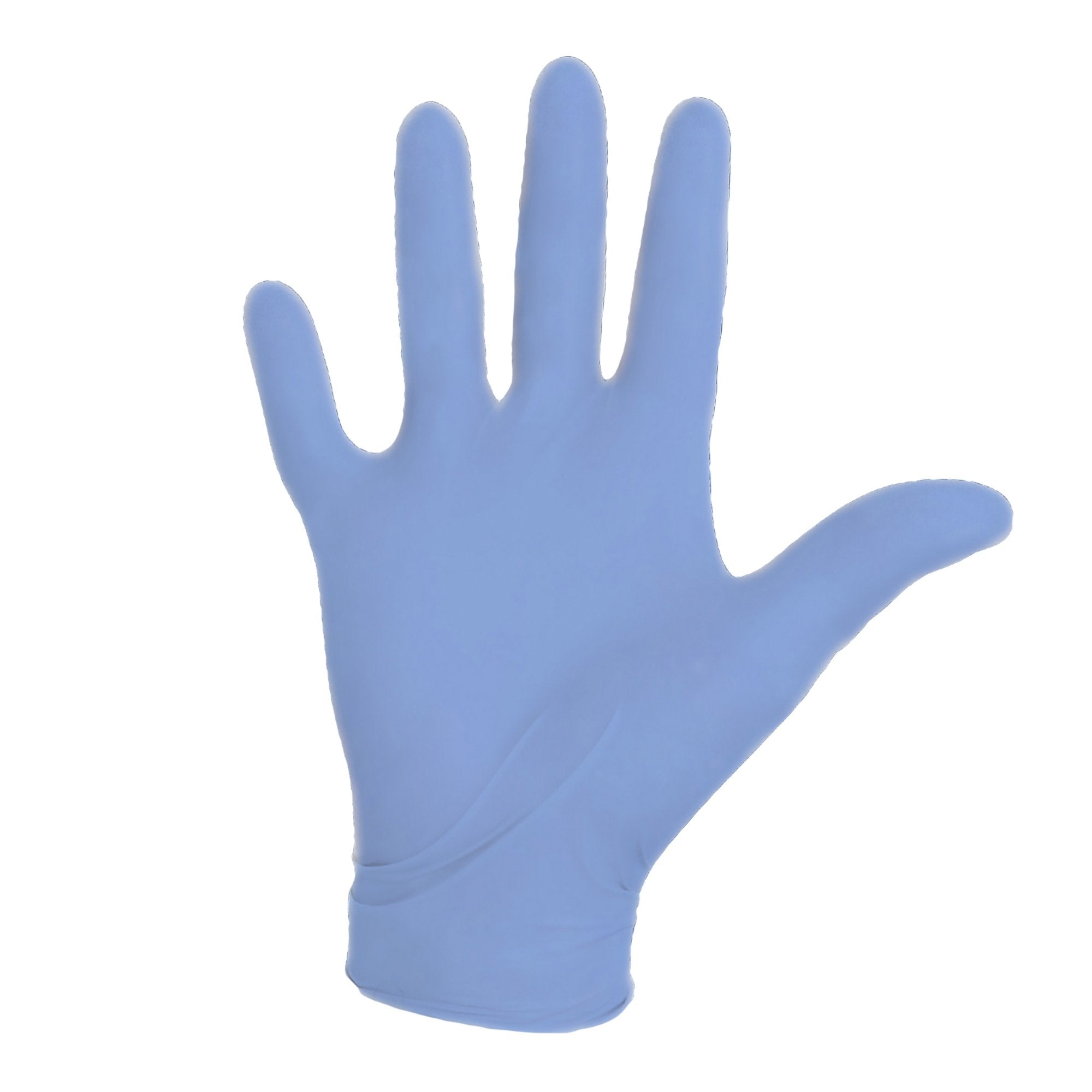 O&M Halyard Inc - Exam Glove Aquasoft® Large NonSterile Nitrile Standard Cuff Length Textured Fingertips Blue Chemo Tested [3000/CS]