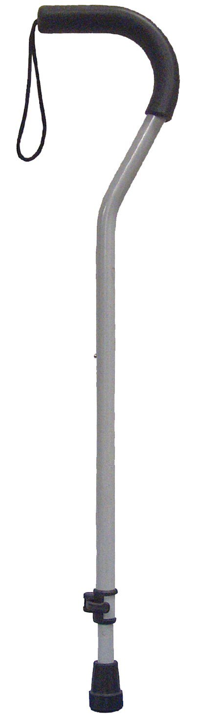 Drive Medical - Offset Cane drive™ Aluminum 28-3/4 to 37-3/4 Inch Height Black [6/CS]