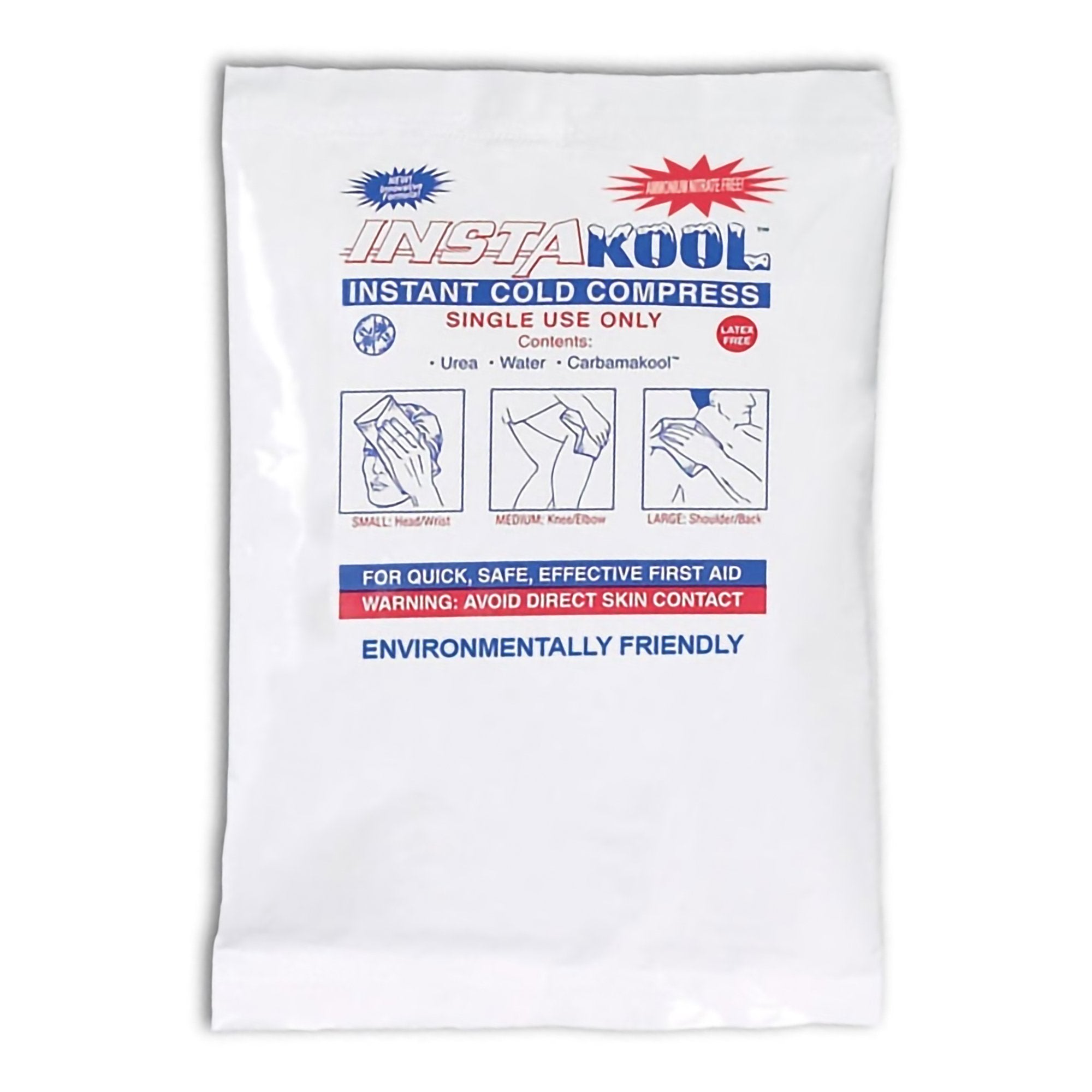 Nortech Lab Corp - Instant Cold Pack InstaKool™ General Purpose Large 6 X 8-3/4 Inch Plastic / Urea / Water / CarbamaKool™ Disposable [24/CS]