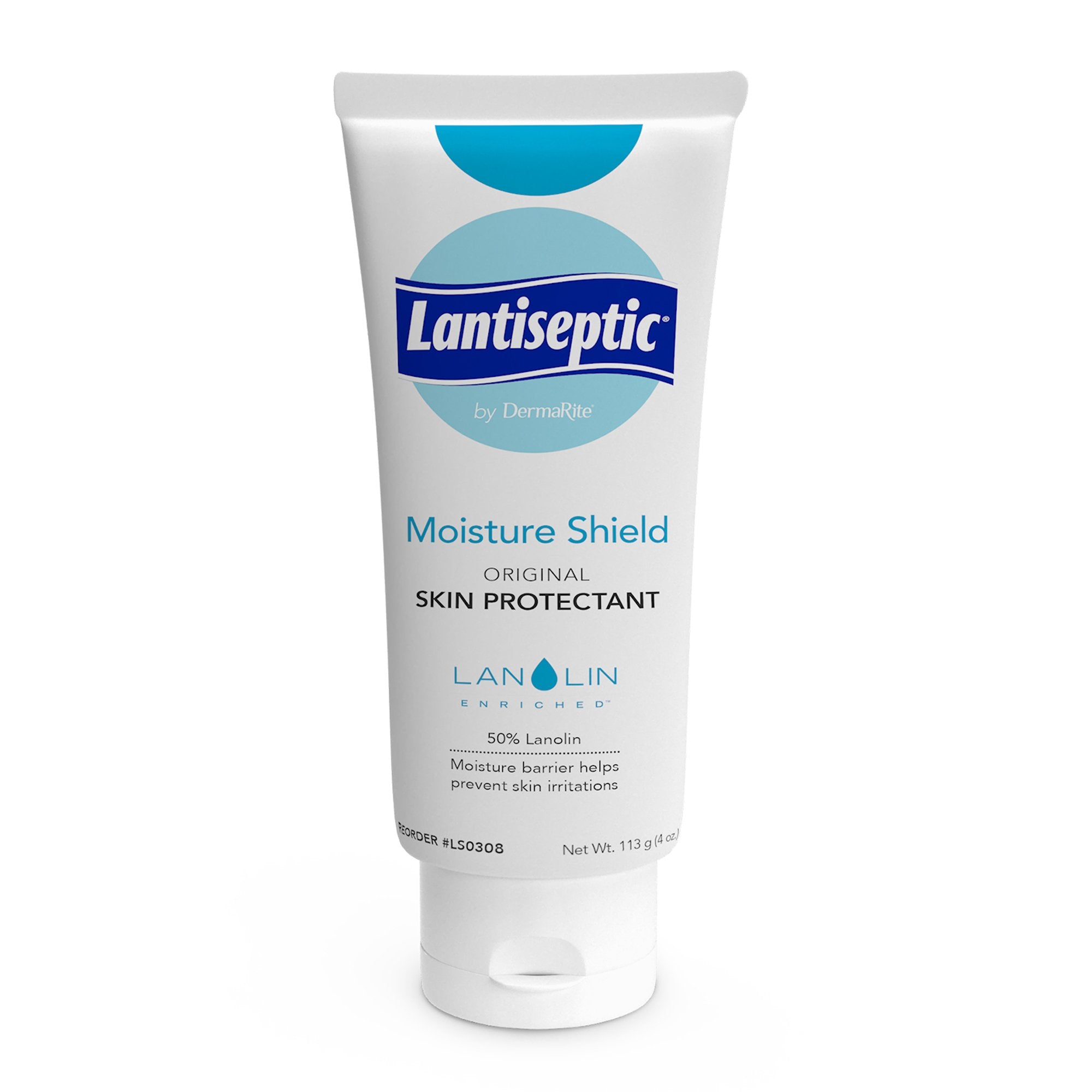 DermaRite Industries - Skin Protectant Lantiseptic® Moisture Shield 4 oz. Tube Lanolin Scent Ointment [12/CS]