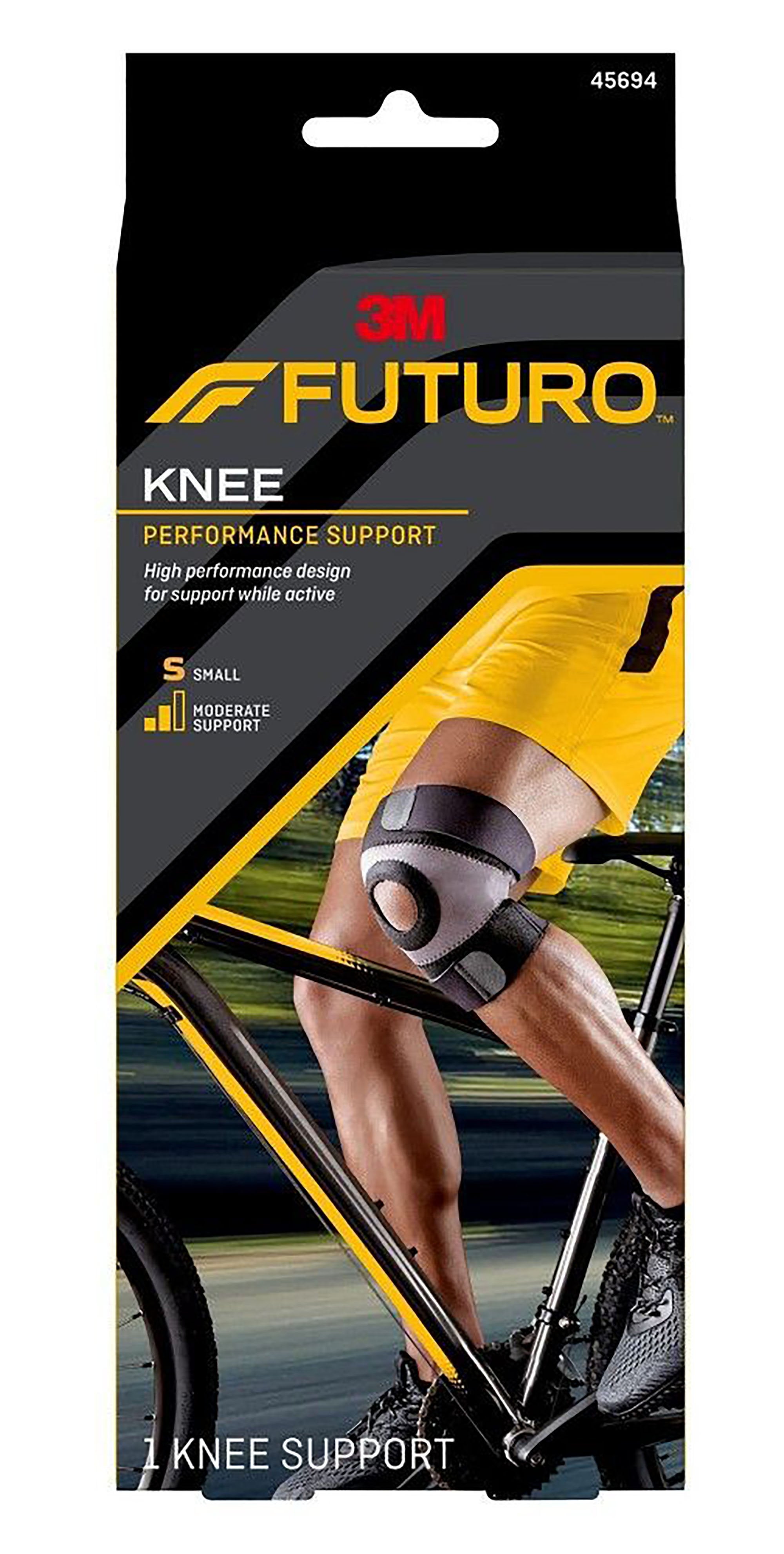 3M Company - Knee Brace 3M™ Futuro™ Sport Moisture Control Small Pull-On / Hook and Loop Strap Closure 13 to 15 Inch Knee Circumference Left or Right Knee [12/CS]