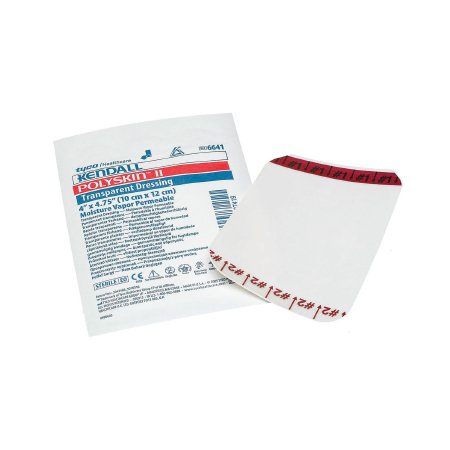 Cardinal - Transparent Film Dressing Kendall™ 6 X 8 Inch 2 Tab Delivery Rectangle Sterile [40/CS]