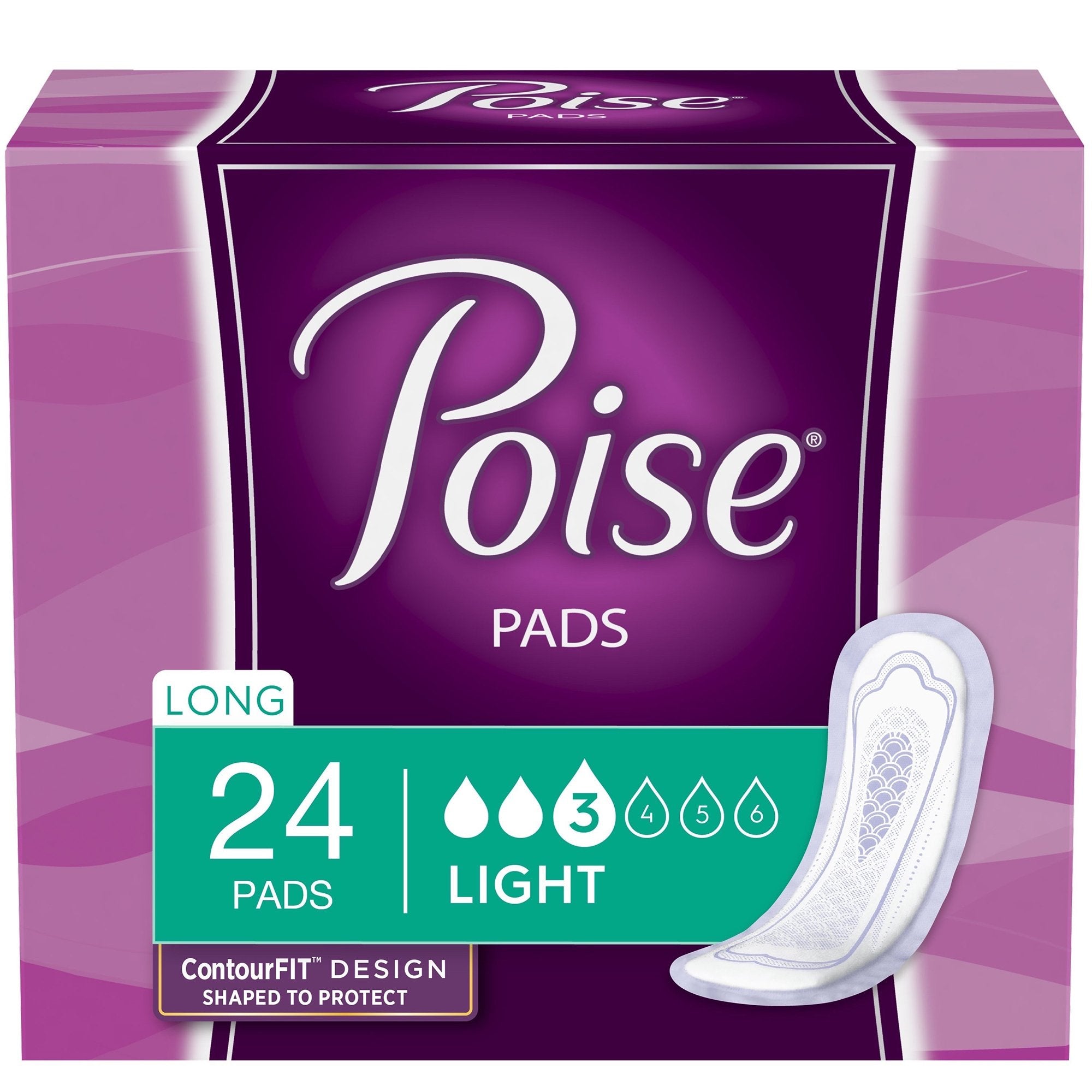 Kimberly Clark - Bladder Control Pad Poise® 11 Inch Light Absorbency Polymer Core One Size Fits Most [96/CS]