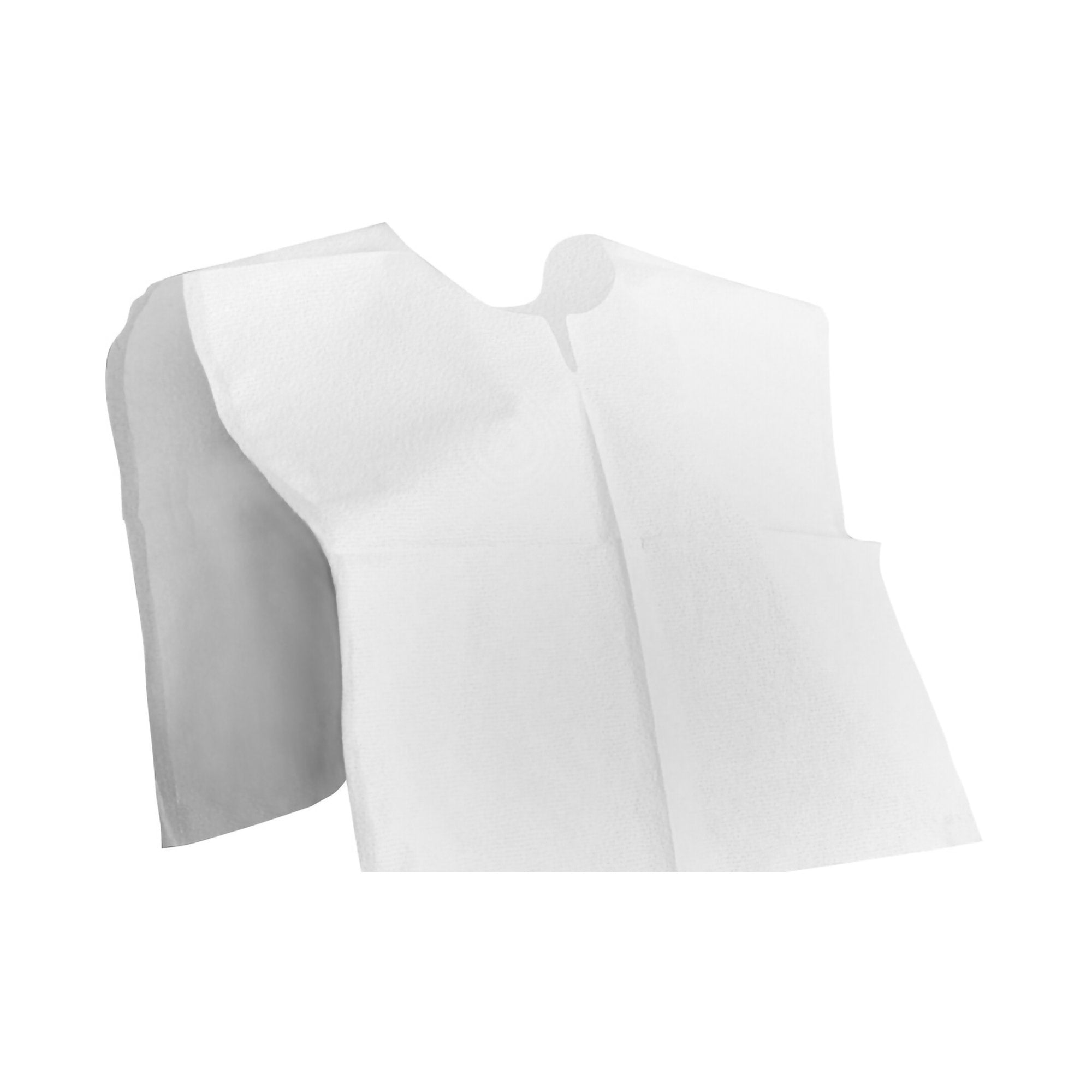 McKesson Brand - Exam Cape McKesson White Open Sides Without Closure Unisex [200/CS]