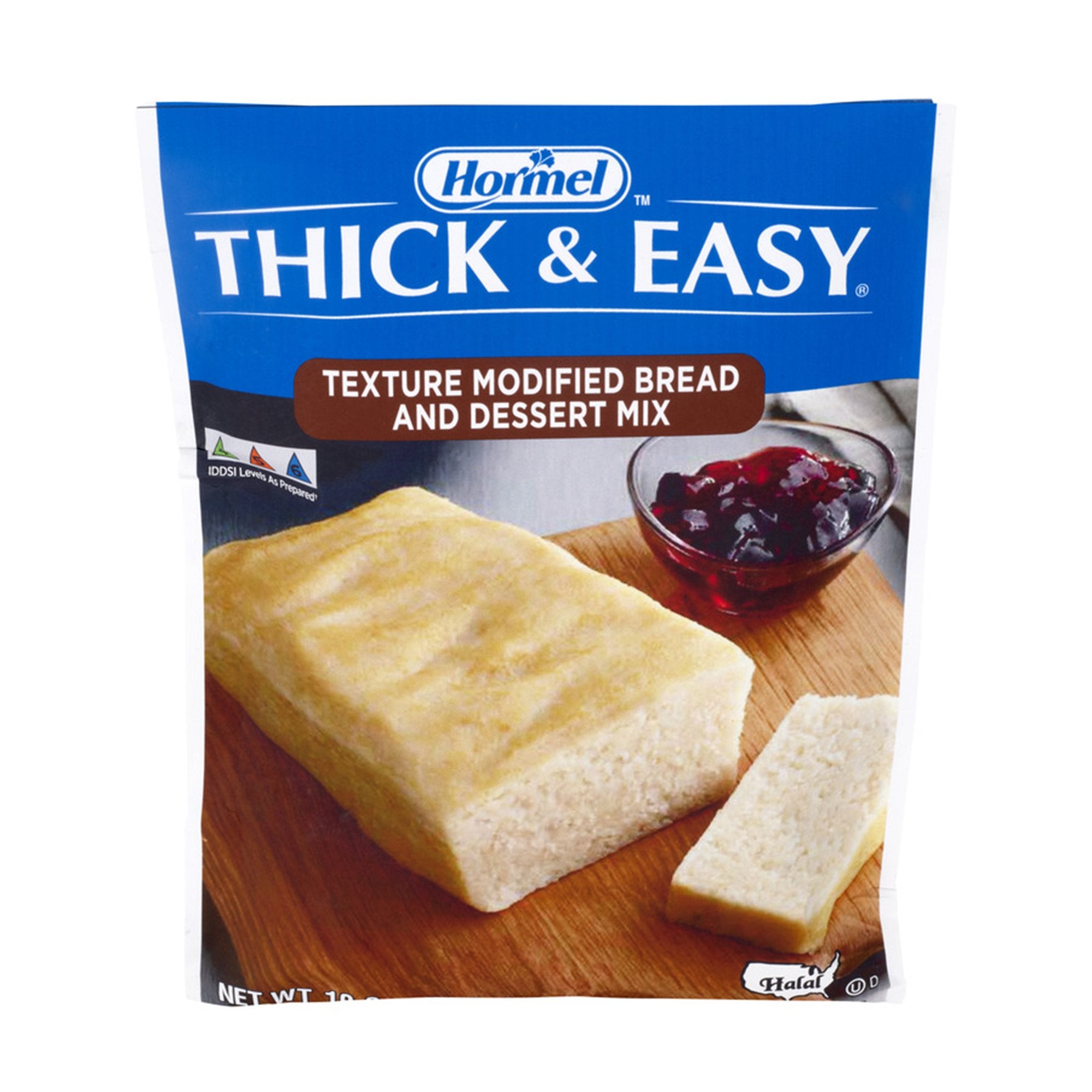 Hormel Food Sales - Food and Beverage Thickener Thick & Easy® Texture Modified Bread & Dessert Mix 10.6 oz. Pouch Bread / Dessert Flavor Powder IDDSI Level 4 Extremely Thick/Pureed [12/CS]