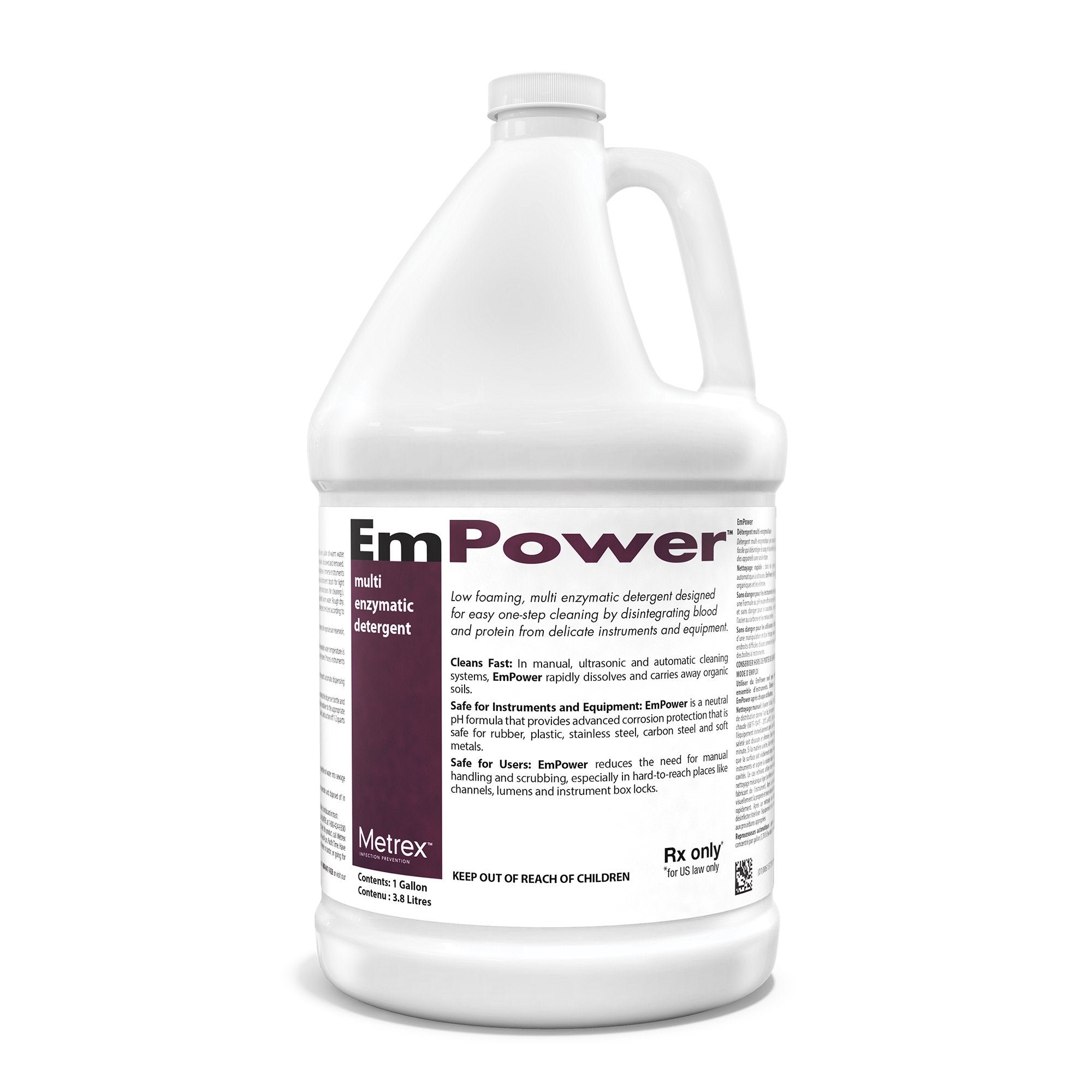 Metrex Research - Multi-Enzymatic Instrument Detergent EmPower® Liquid Concentrate 1 gal. Jug Fresh Scent [4/CS]