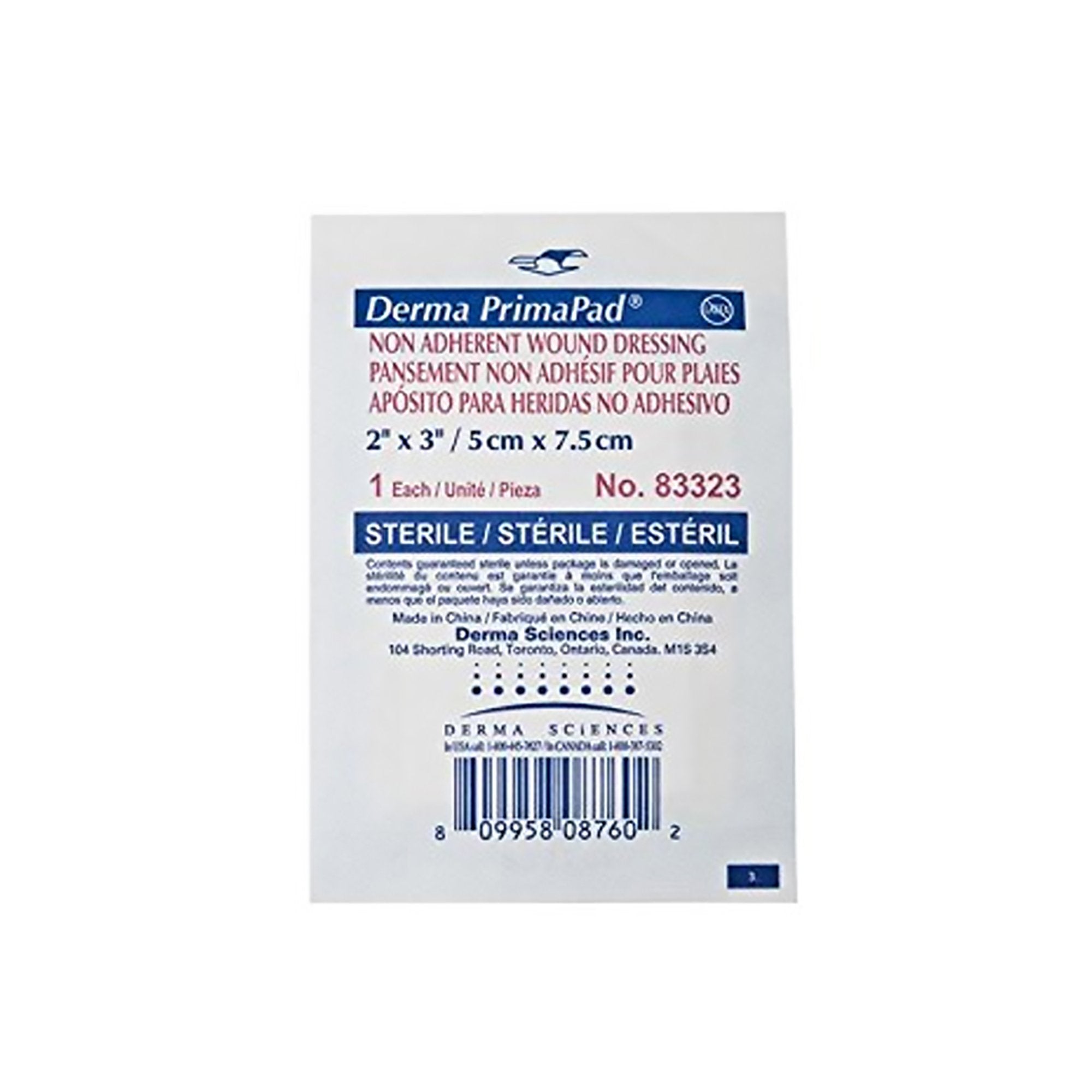 Gentell - Non-Adherent Dressing Primapad® 2 X 3 Inch 1-Ply Sterile 100 per Pack [2400/CS]