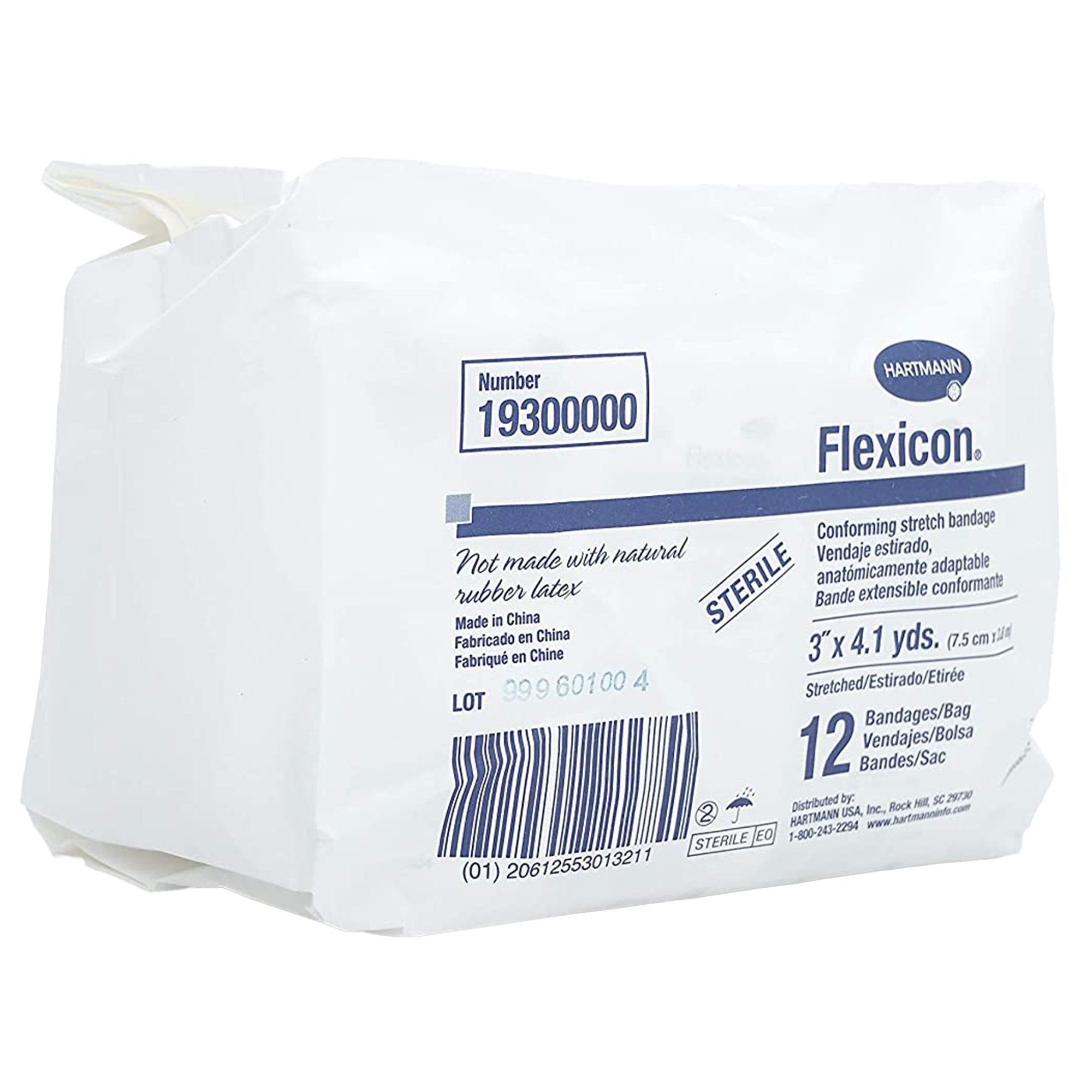 Hartmann - Conforming Bandage Flexicon® 3 Inch X 4-1/10 Yard 1-Ply Sterile 1 per Pack [96/CS]