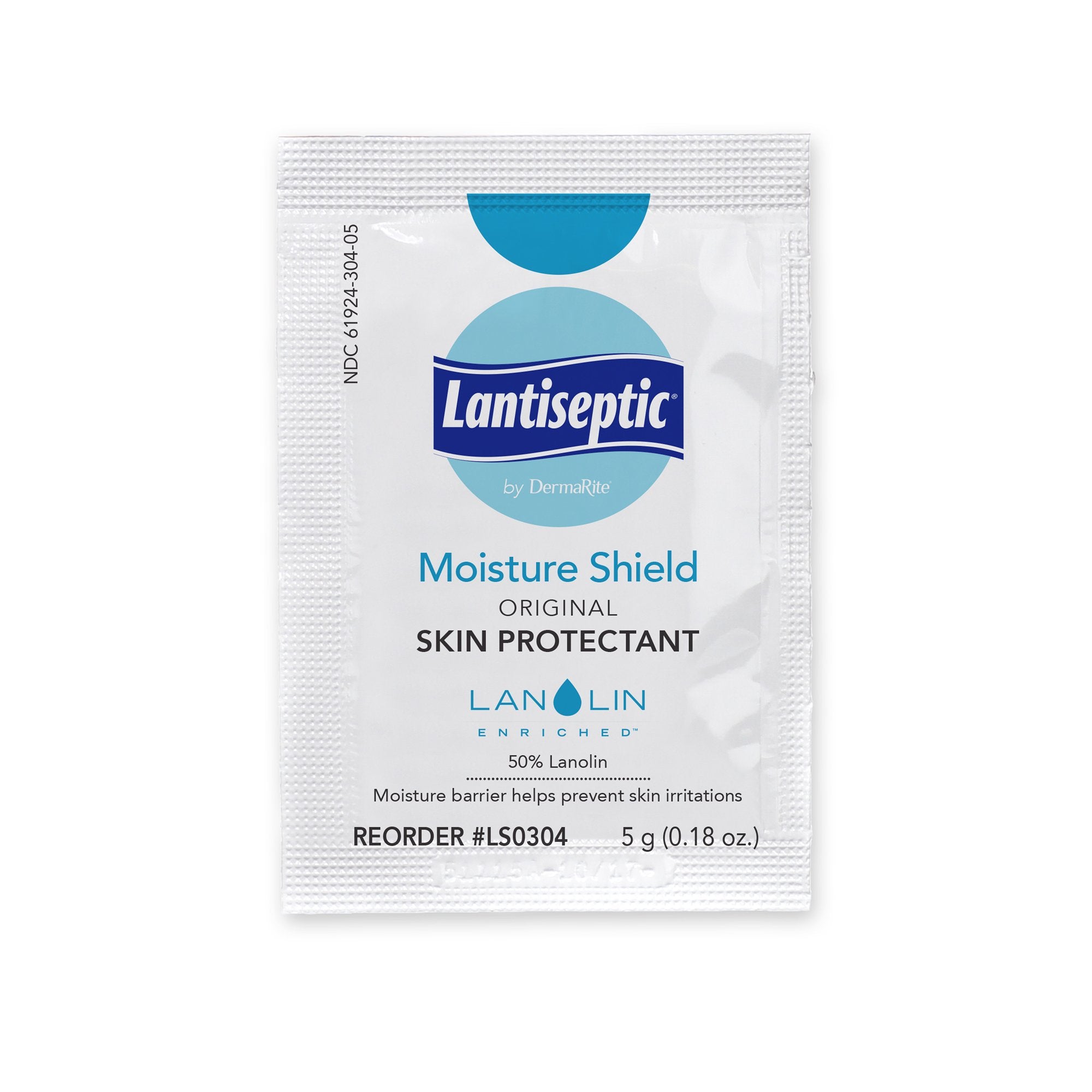 DermaRite Industries - Skin Protectant Lantiseptic® Moisture Shield 5 Gram Individual Packet Lanolin Scent Ointment [288/CS]